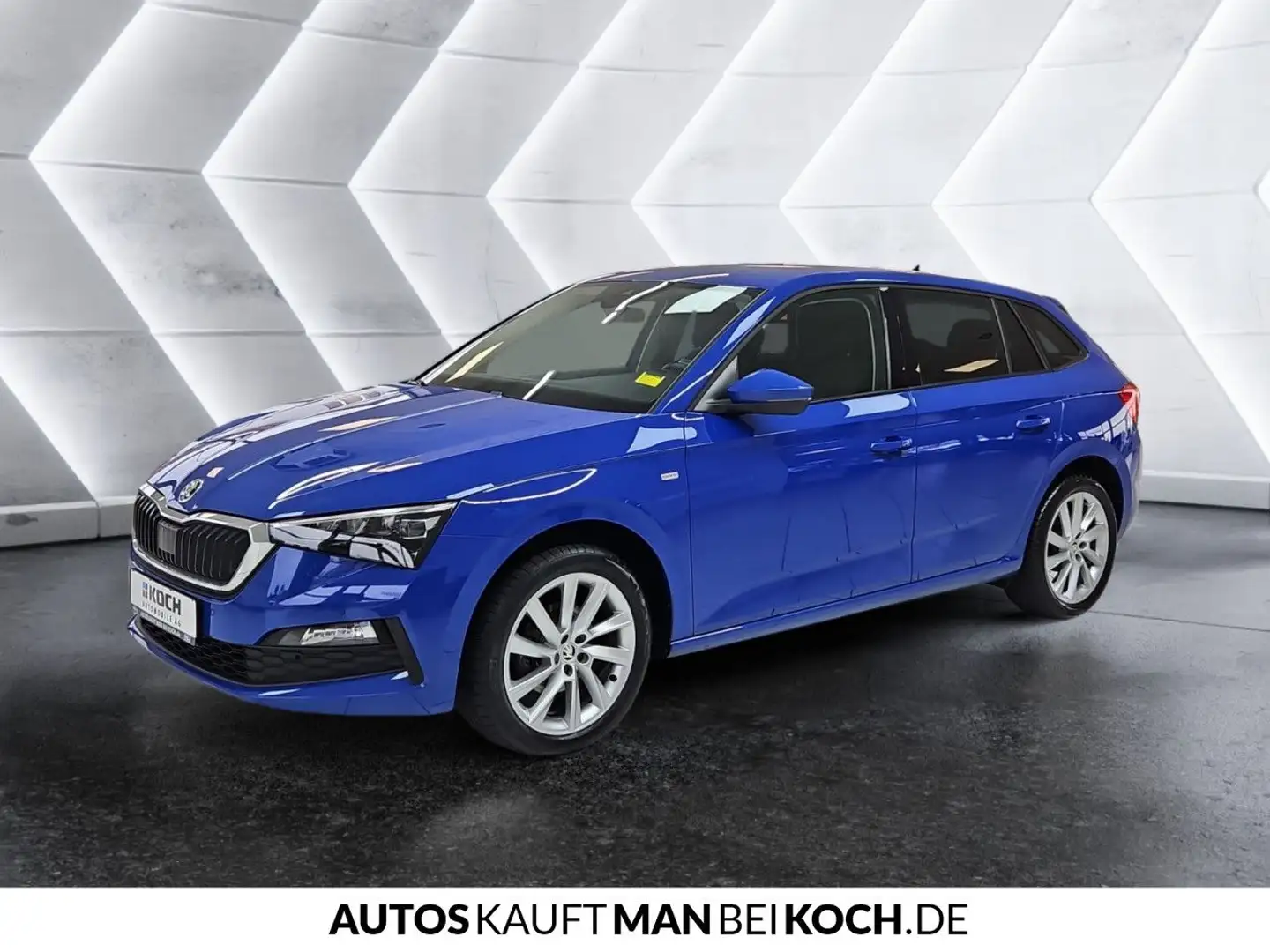 Skoda Scala 1.5 TSI Ambition AHK LED SHZ NAVI TEMP KAM Blau - 2