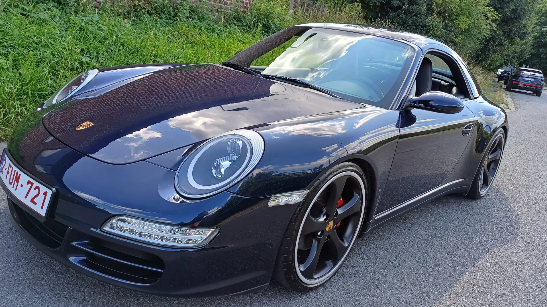 Porsche 911 911 997 CARRERA 4 Cabrio 3.6 Tiptronic Triple Blue Blauw - 2