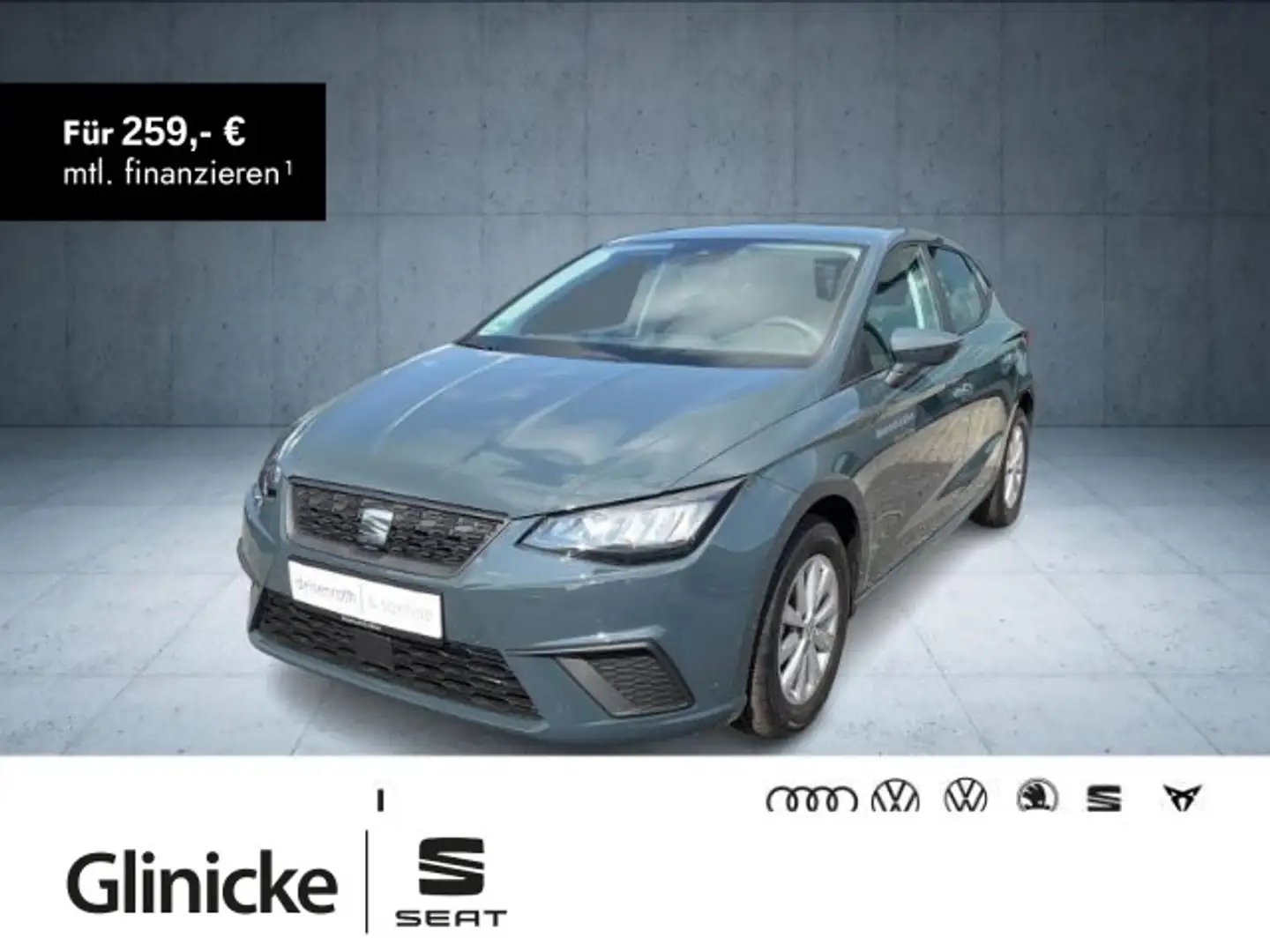 SEAT Ibiza Style 1.0 TSI Nav/FullLink/SHZ/EPH/Climatr Blau - 1