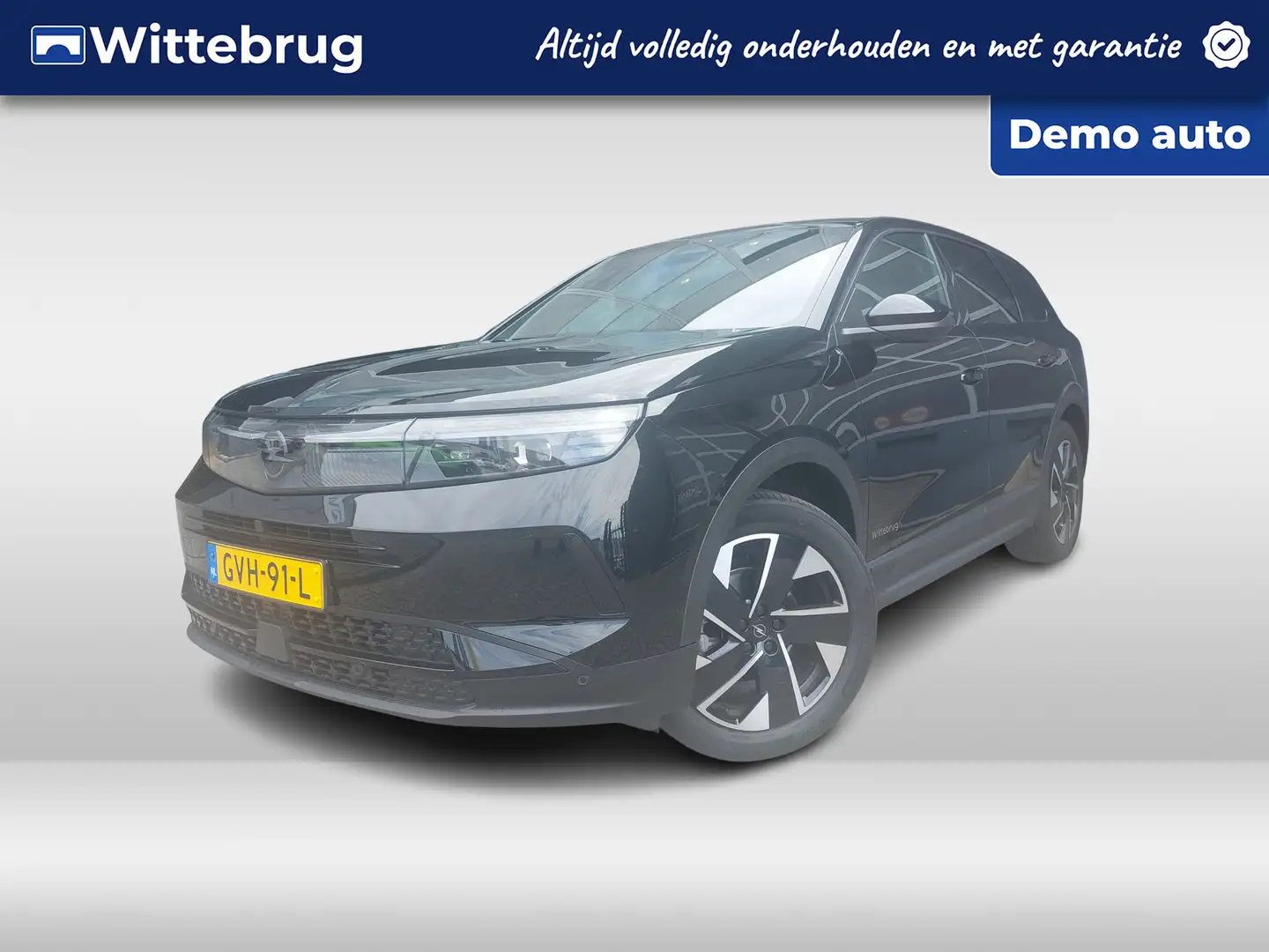 Opel Grandland 1.2 Turbo Hybrid GS Navigatie groot scherm | Sport Zwart - 1
