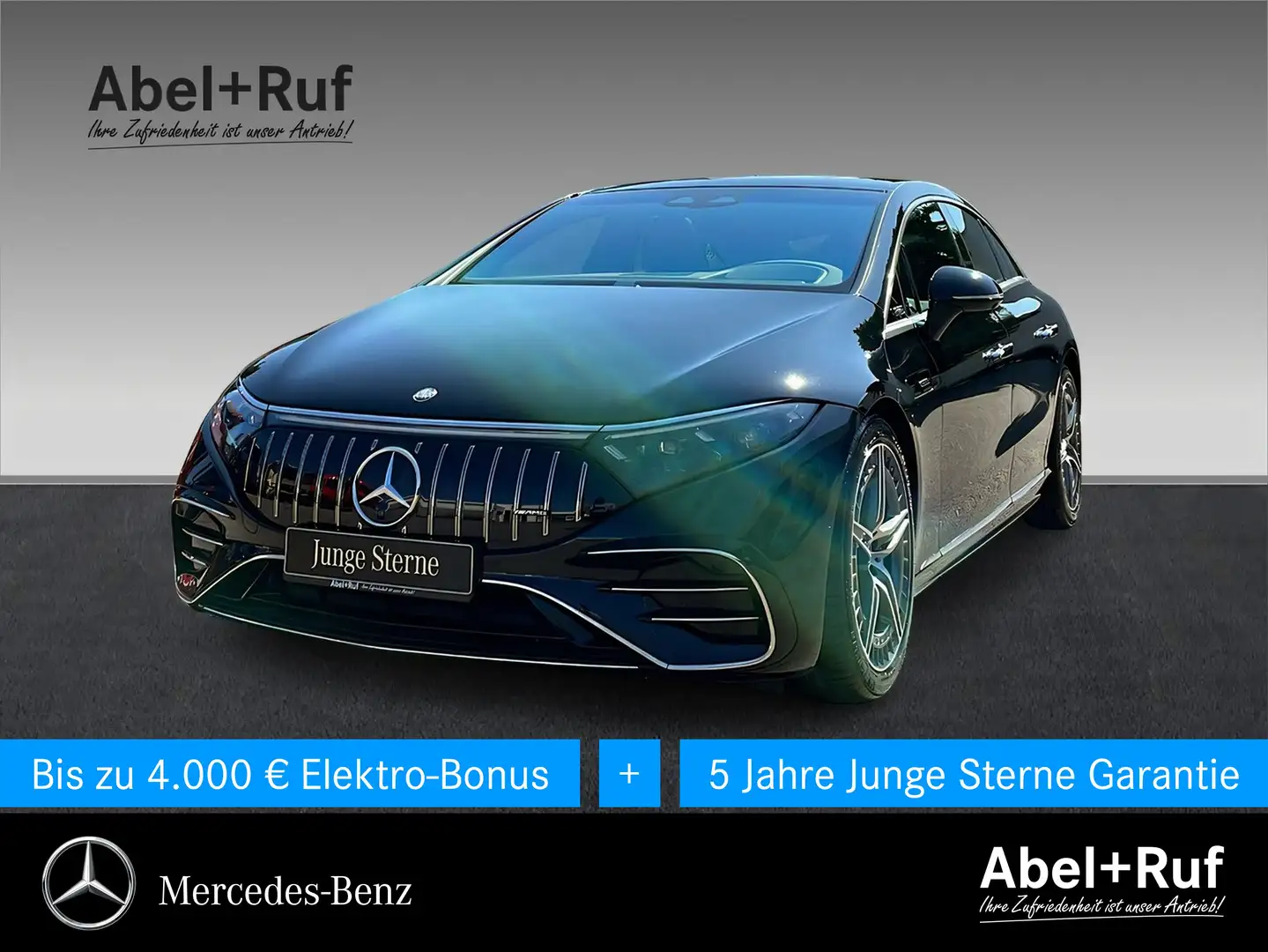 Mercedes-Benz EQS 53 AMG 4M+DIGITAL+HYPER-S+GUARD+Burm+HuD+360 Schwarz - 1