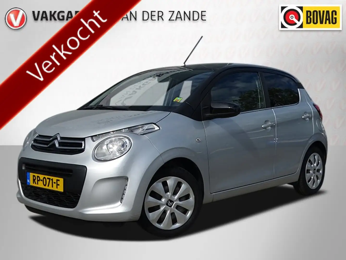 Citroen C1 1.0 e-VTi Feel Airco, Camera, NL/NAP, Compleet! Grau - 1