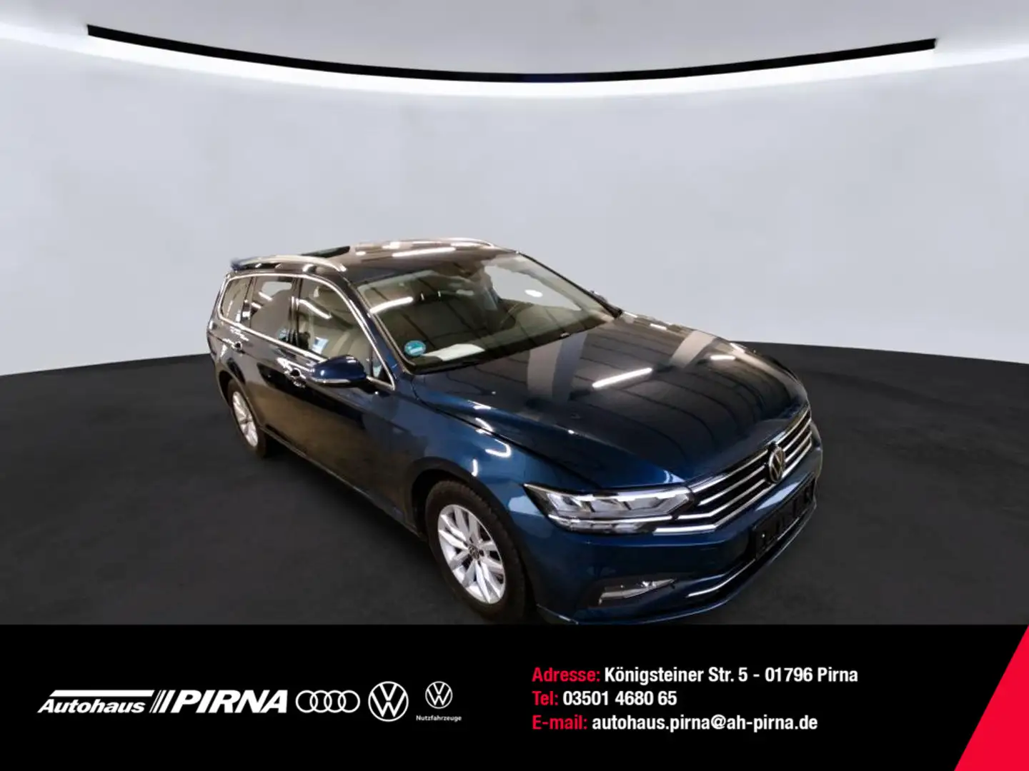 Volkswagen Passat Variant 2.0 TDI Business LED NAVI 4xSHZ Blau - 1