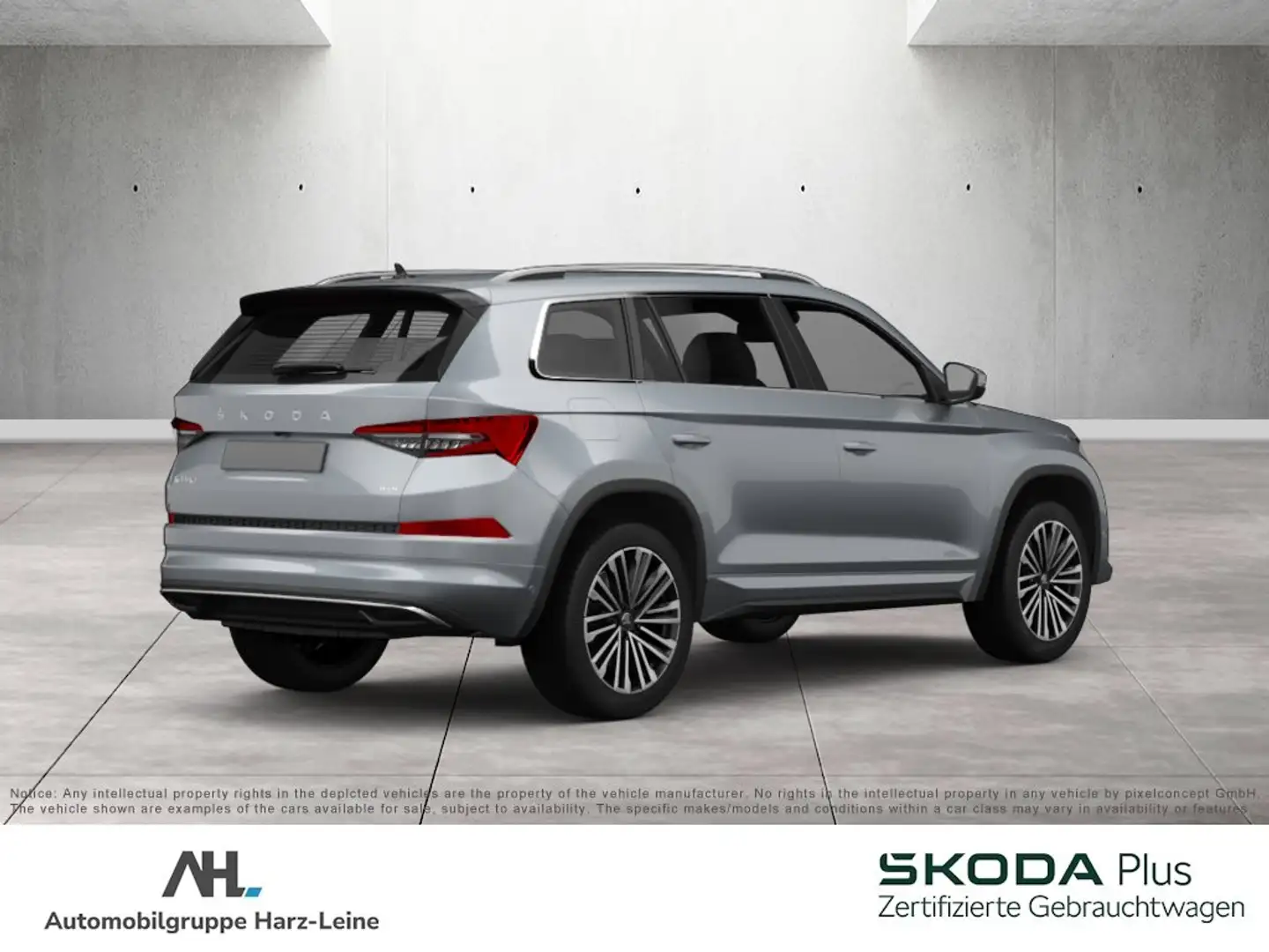 Skoda Kodiaq 2.0 TDI Clever 4x4 DSG LED Navi ACC AHK Pano Silber - 2