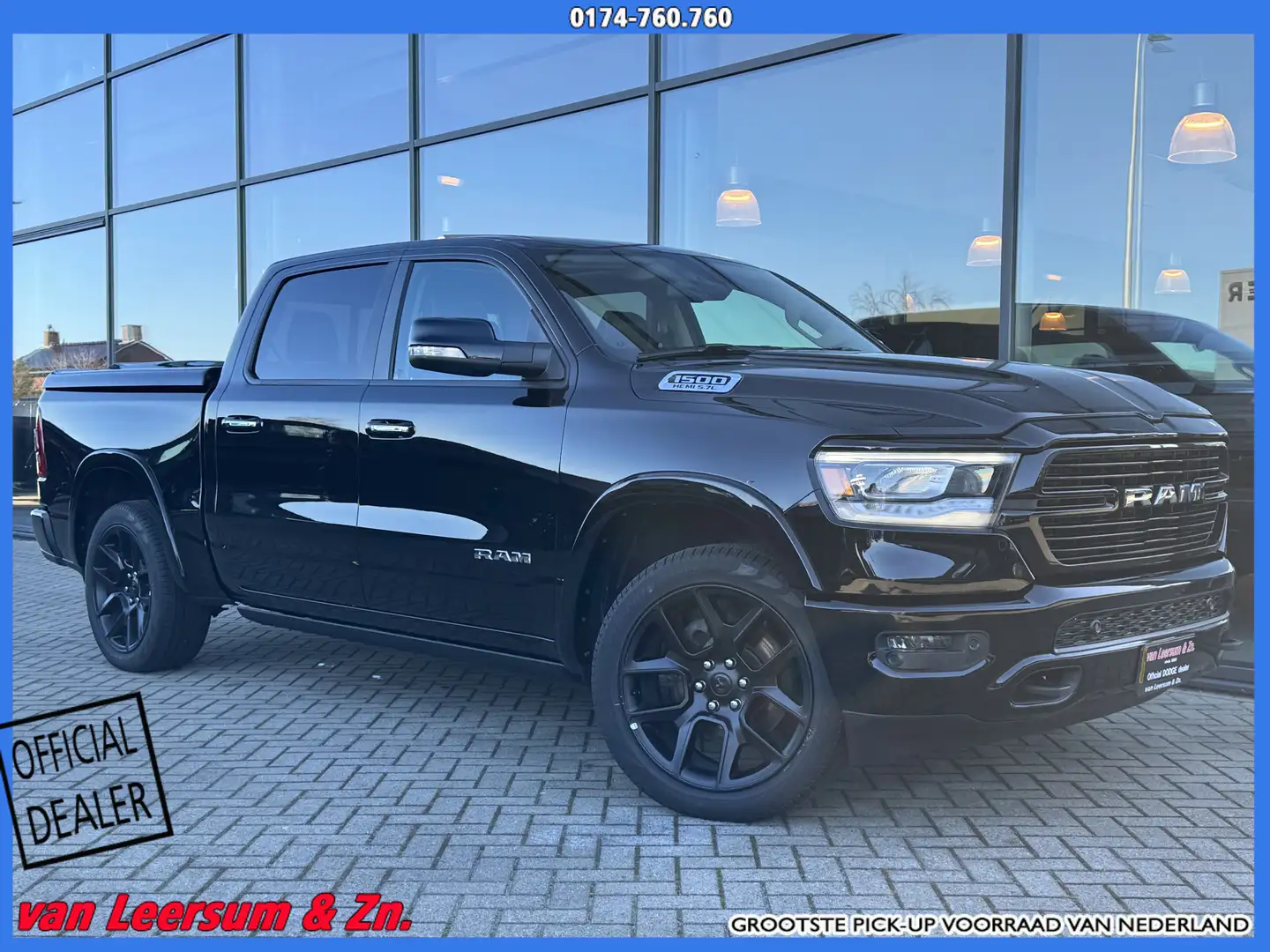 Dodge RAM Laramie | Pano | H&K | Alarm klasse III | Uitlaatk Negro - 1
