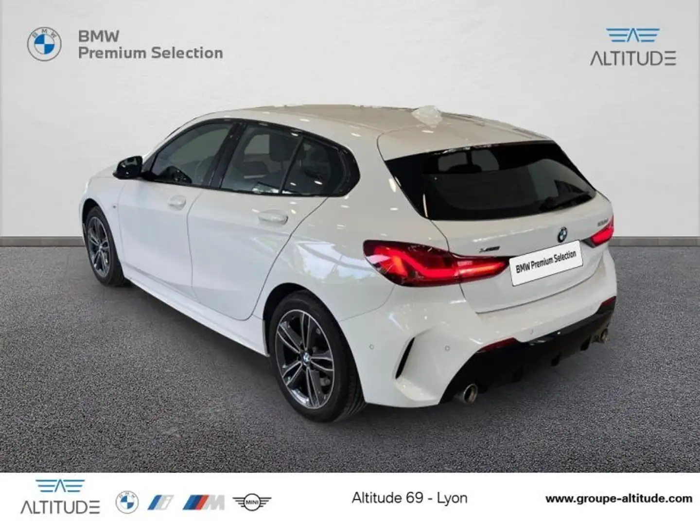 BMW 120 120dA xDrive 190ch M Sport Blanc - 2