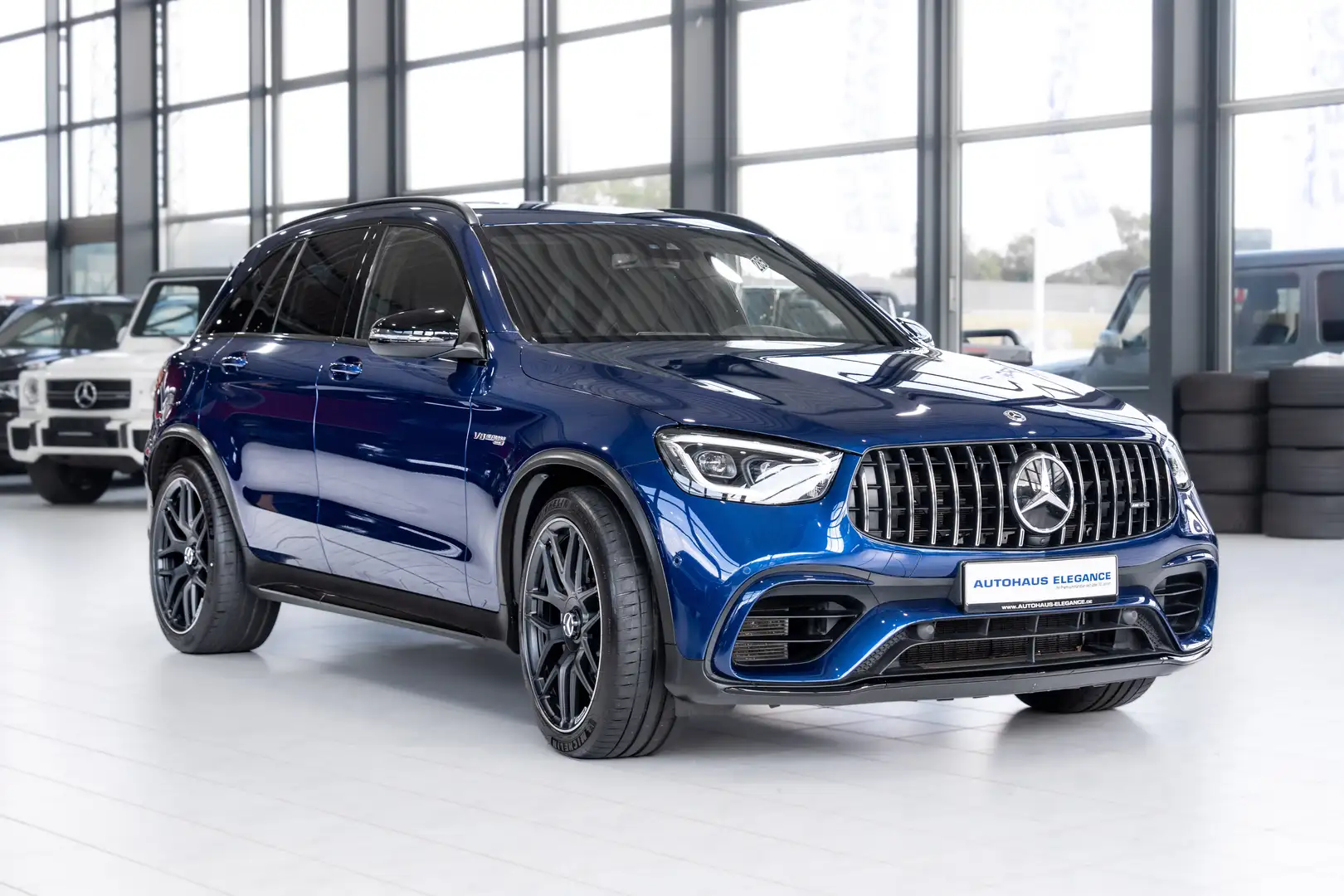 Mercedes-Benz GLC 63 AMG 4Matic*SCHALENSITZE*LIFT*NIGHT*LEDER* Azul - 2