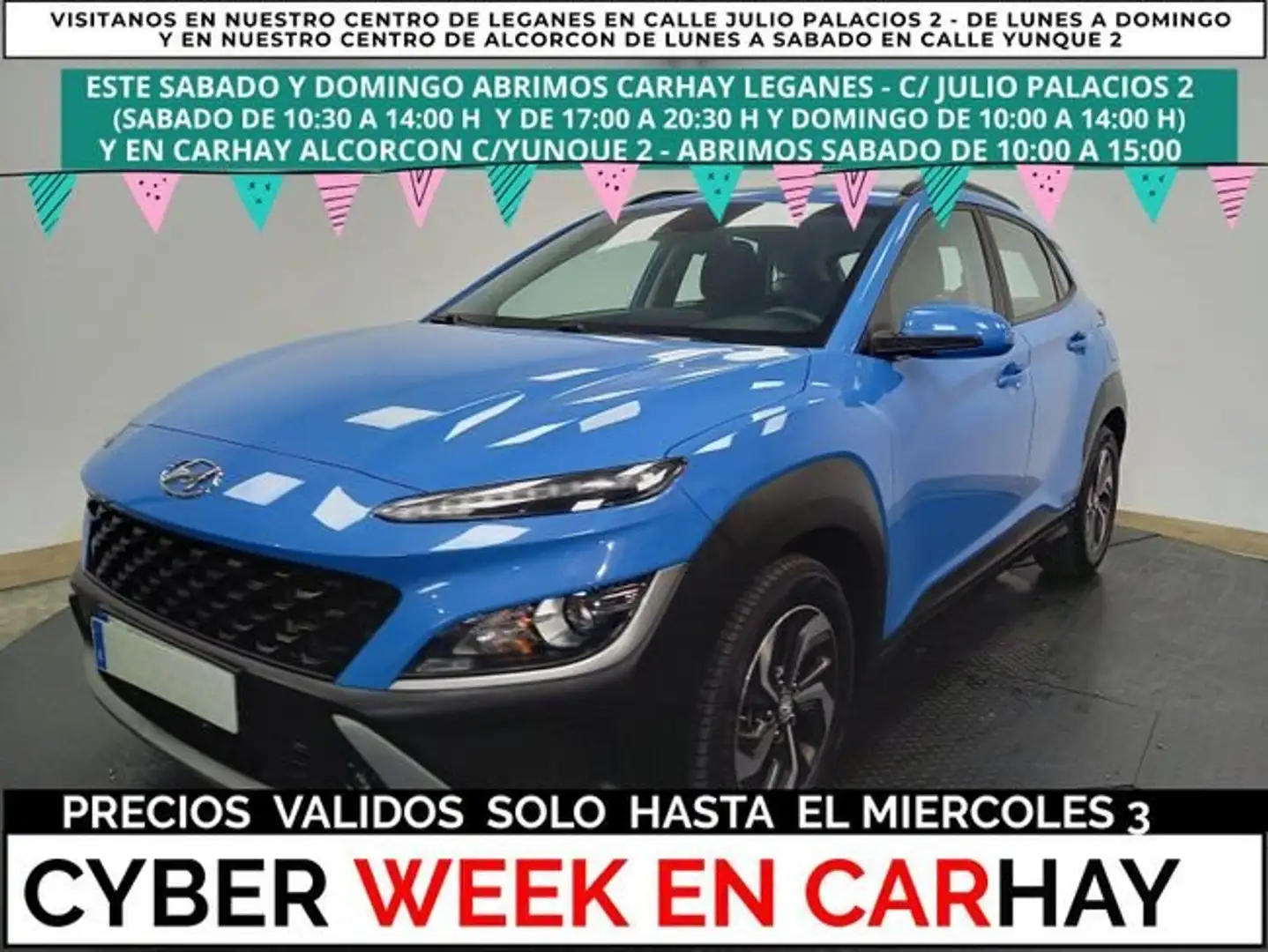Hyundai KONA 1.6 GDI HEV MAXX DCT Blu/Azzurro - 1