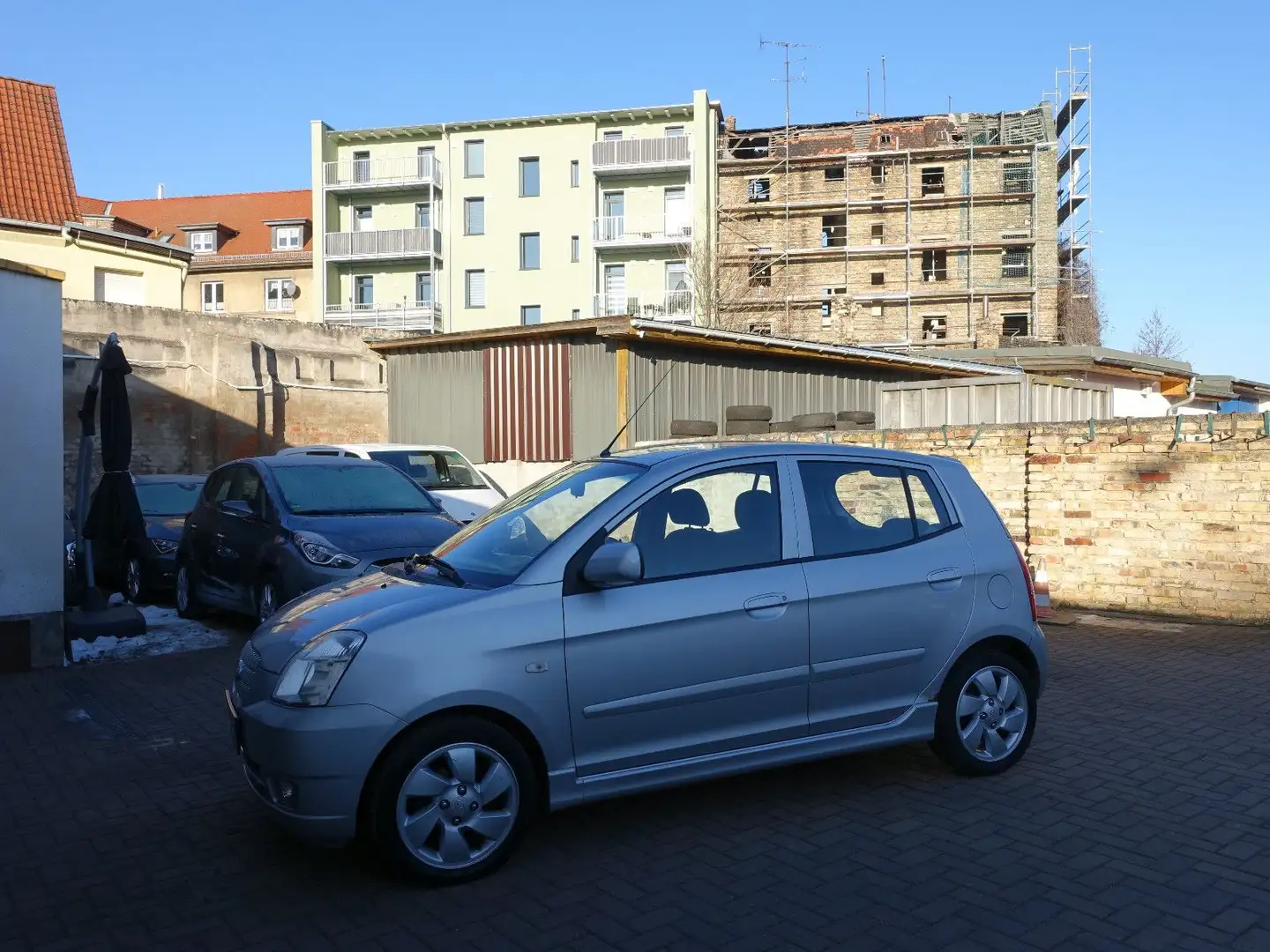 Kia Picanto 1.1 EX, EU4, Autom., Klima, WRäder !! Silber - 2