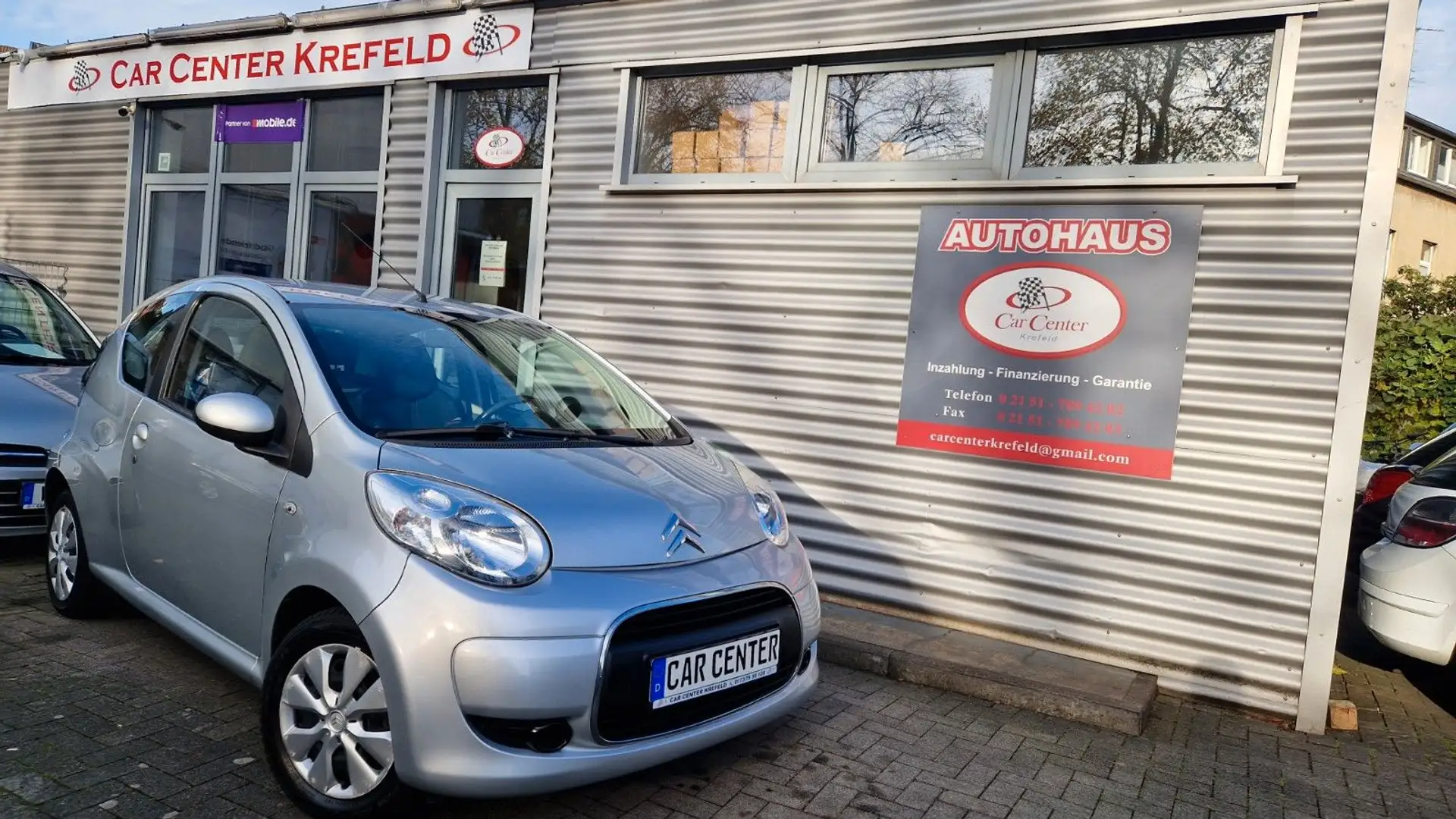 Citroen C1 1.0 20€ STEUER+KLIMA+ALLWETTER Grau - 1