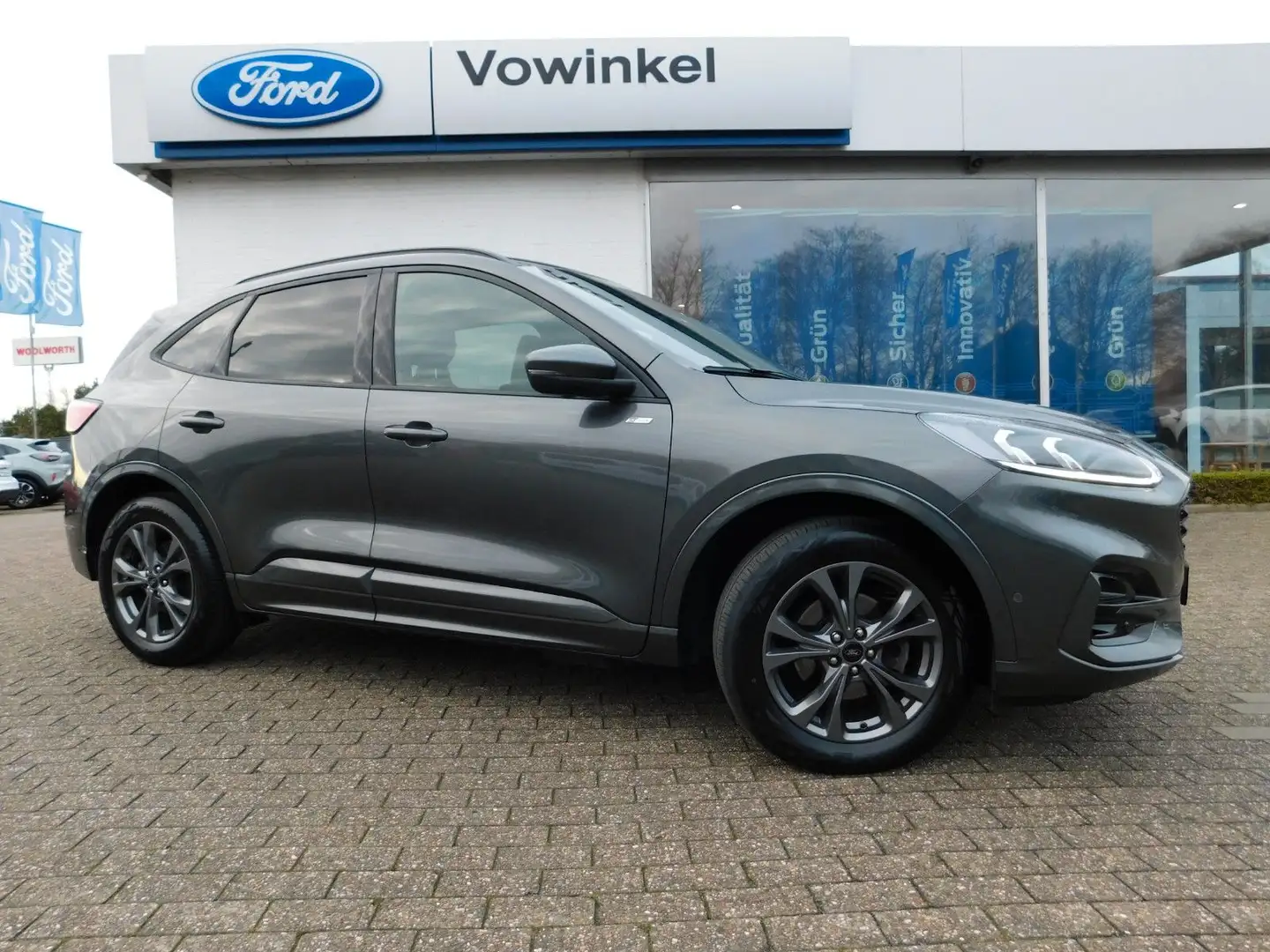 Ford Kuga KUGA PHEV ST-LINE X+AHKabn+iACC+BLIS+HUD+vollLED Grijs - 1