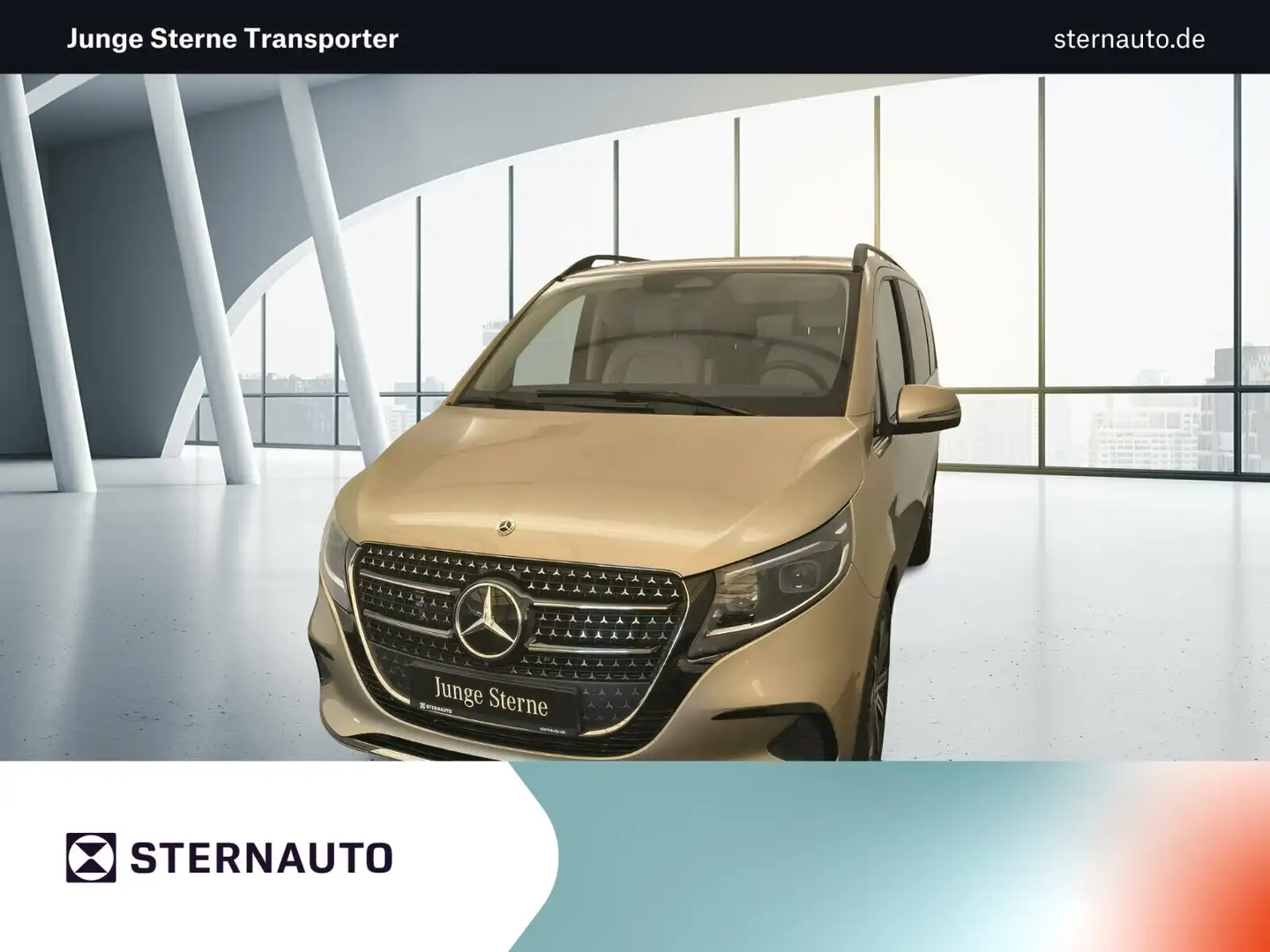 Mercedes-Benz V 250 V 250d 4M AVA/L Distro Standhzg Leder 360° AHK Gold - 1