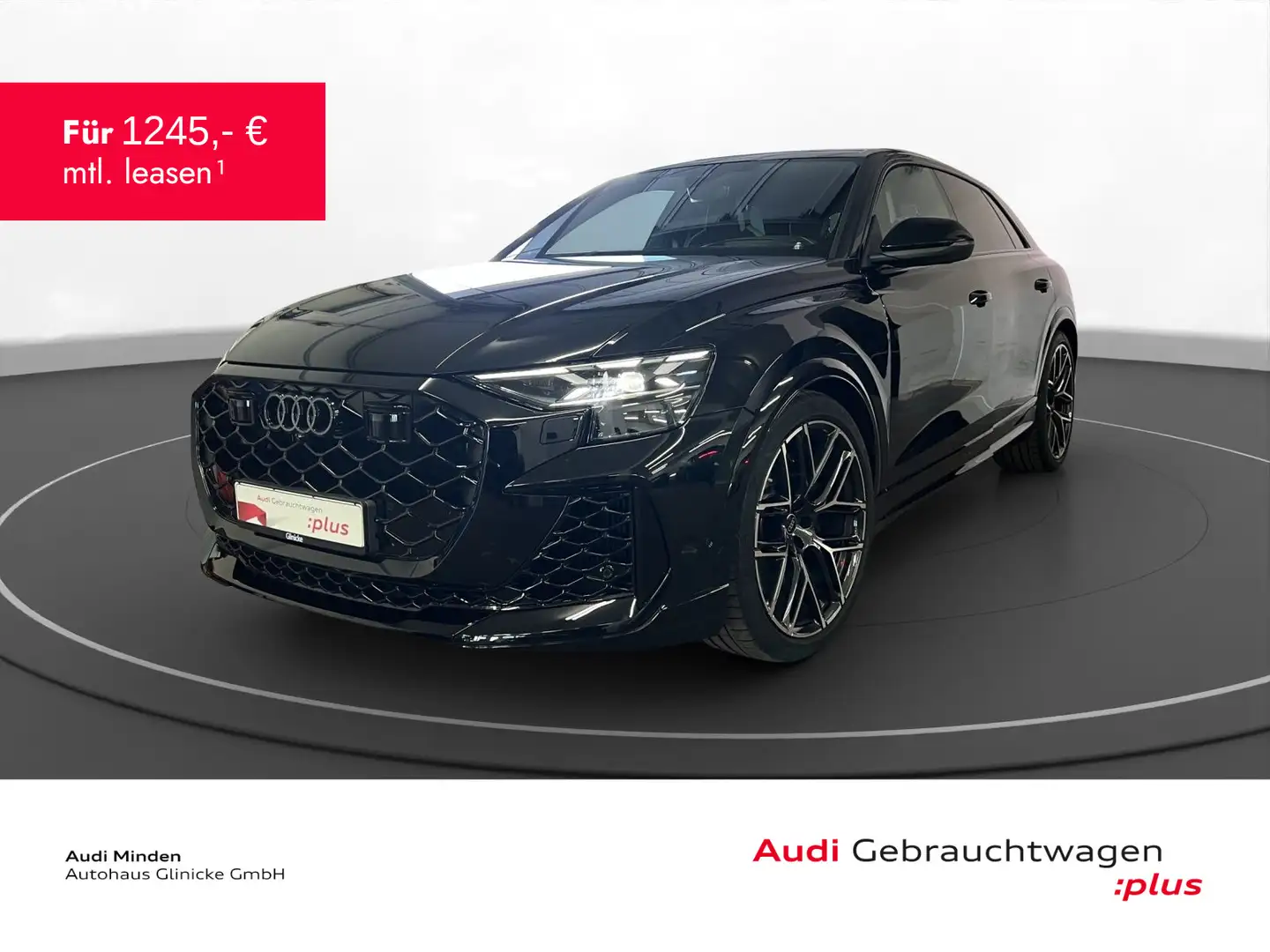 Audi RS Q8 AHK Pano LM 23" RS-Abgas B&O Head-Up 360° Schwarz - 1