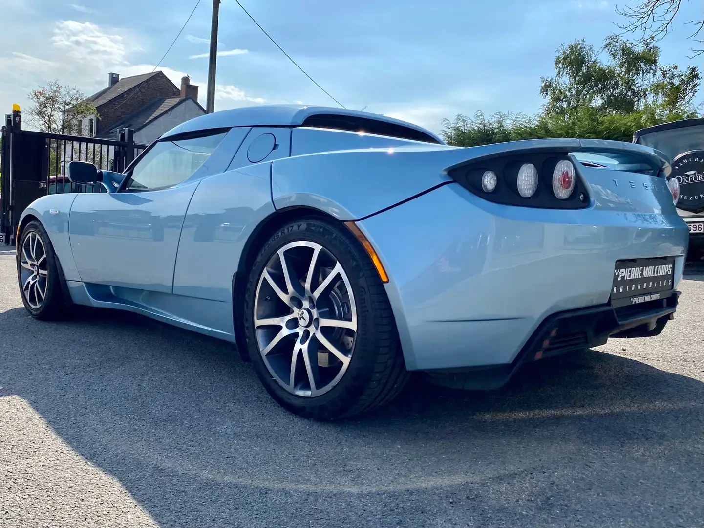 Tesla Roadster V 2.5 / HARDTOP / XENON / GPS / CUIR Blauw - 2