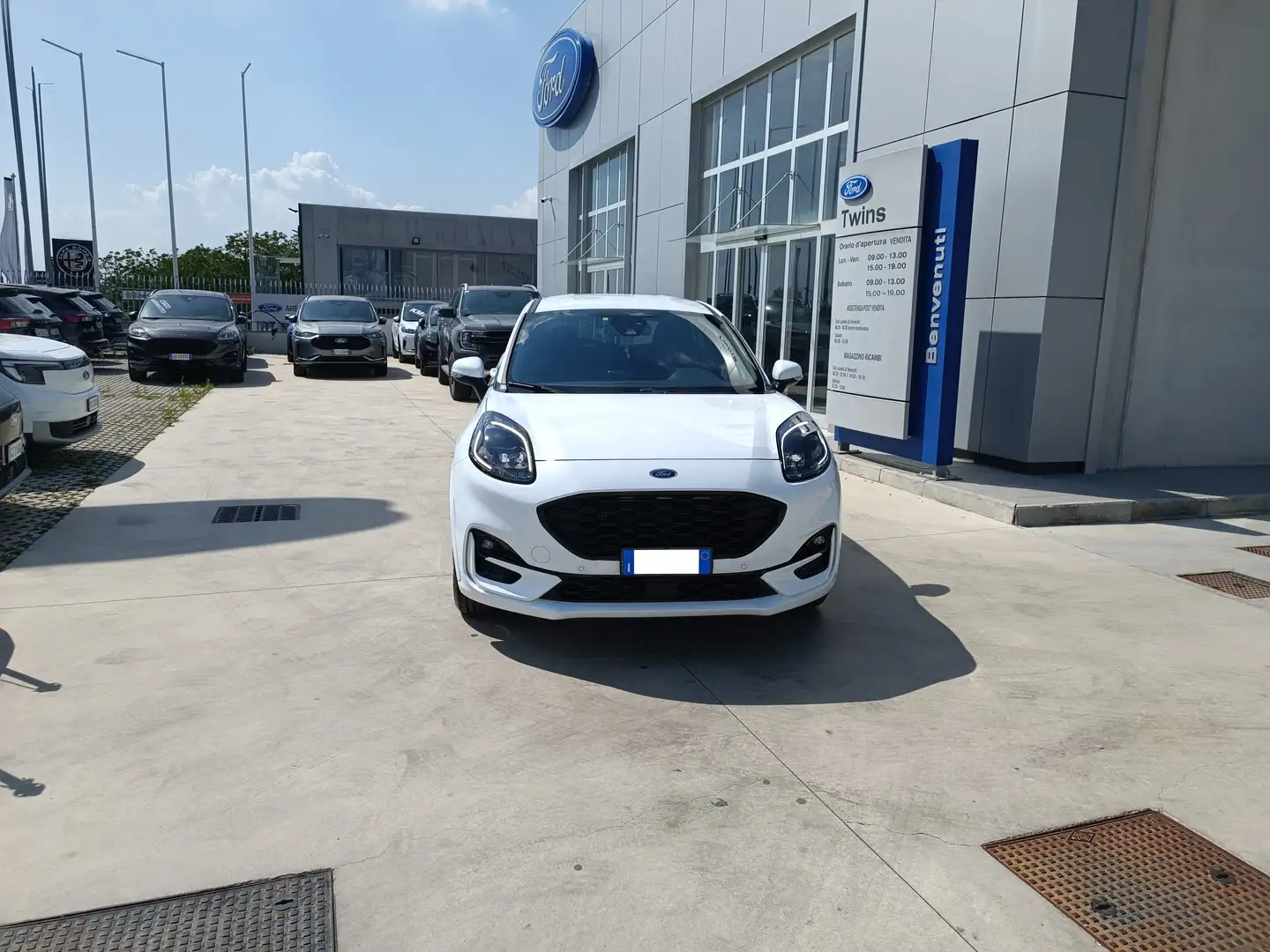 Ford Puma Puma II 2020 1.0 ecoboost h ST-Line - SEDE NOLA Blanc - 1