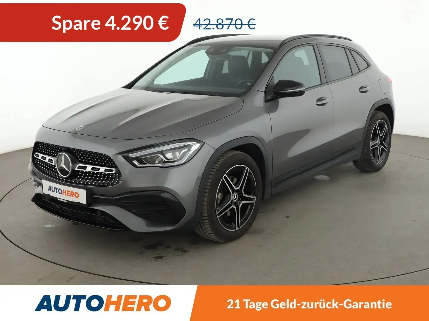 Mercedes-Benz GLA 200 d AMG Line Aut.*NAVI*LED*PDC*SHZ*BURMESTER*TEMPO* Grau - 1