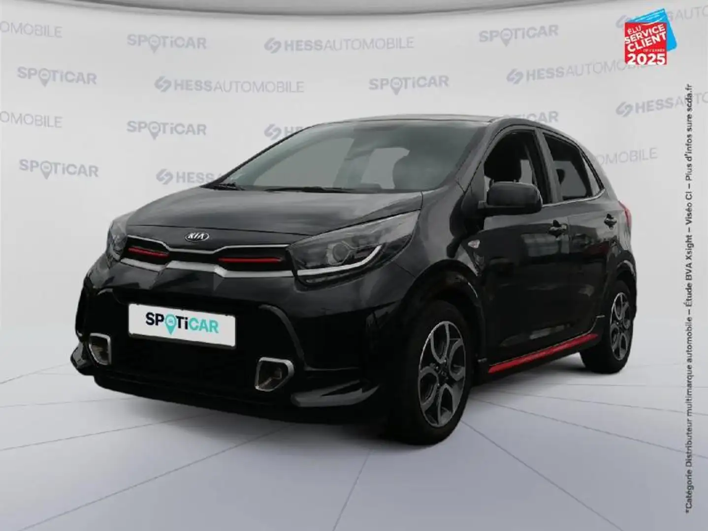 Kia Picanto 1.0 DPi 67ch GT Line Camera Carplay Noir - 1