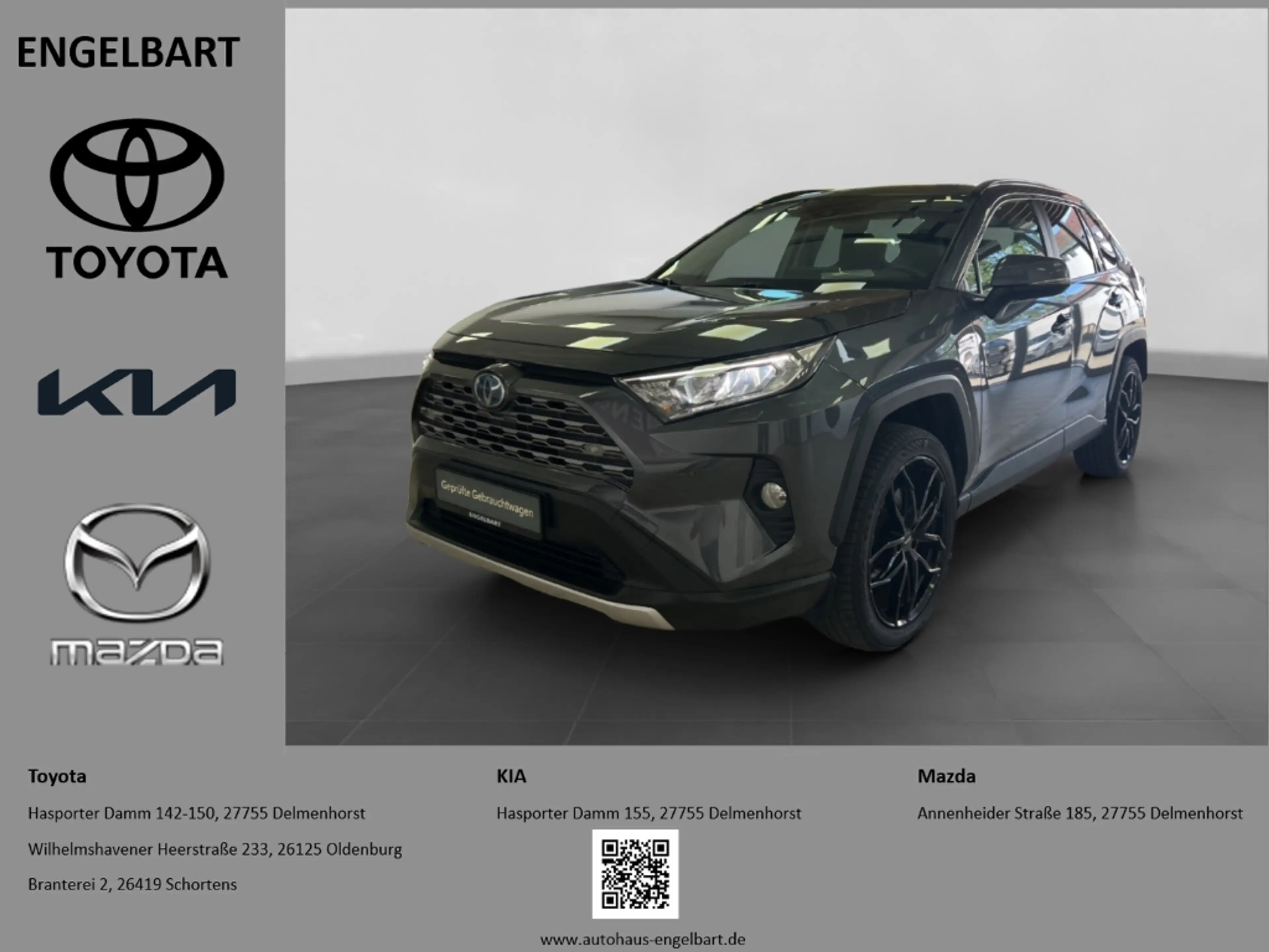Toyota RAV 4 2.5 Hybrid Team Deutschland AHK abnehmbar