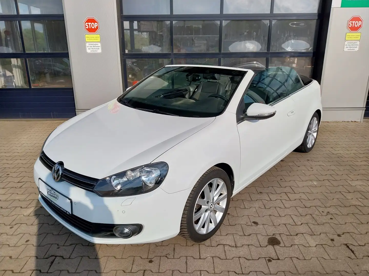 Volkswagen Golf Cabriolet 6 VI Cabrio 1.2 TSI *2te Hd. seit 2012*Scheckheft* Weiß - 1