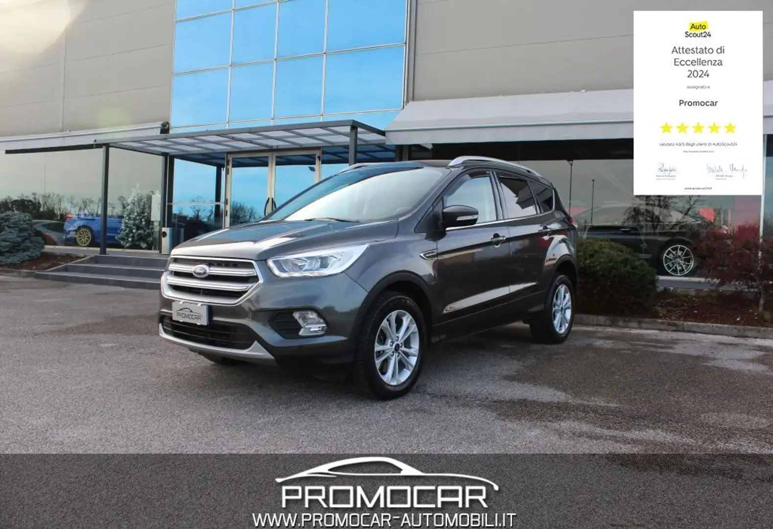 Ford Kuga 1.5 TDCI 120 CV S&S AUTOM TITANIUM *FORD SERVICE* Gris - 1
