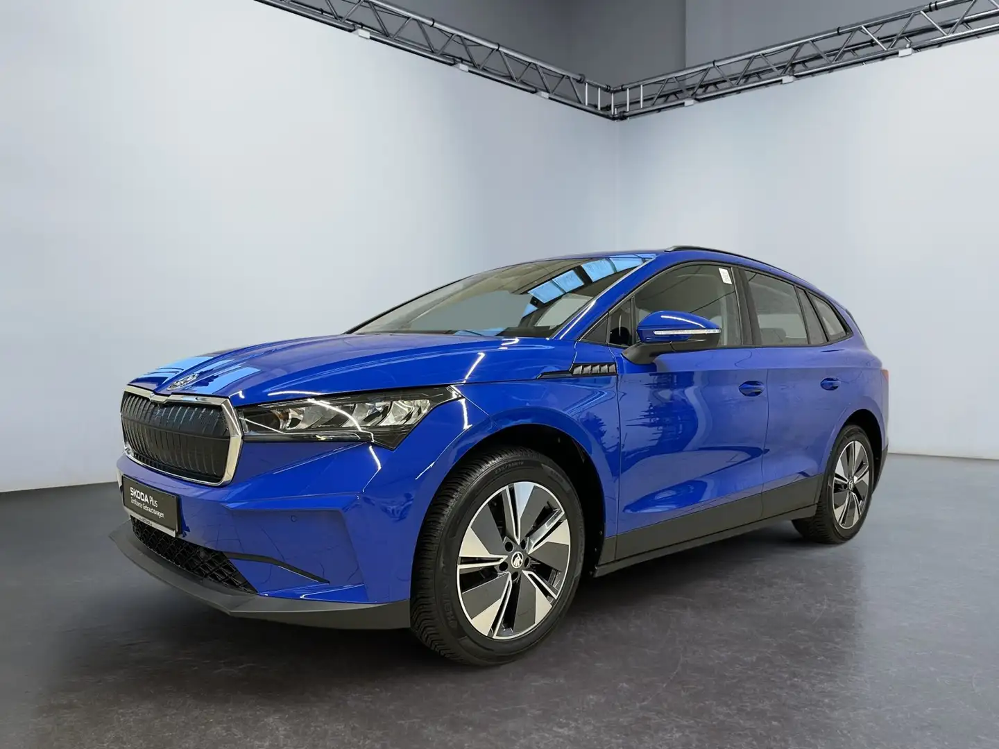 Skoda Enyaq 50 Loft Teilleder Standheizung Blau - 2