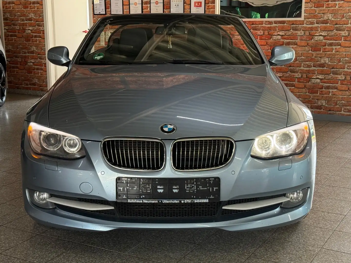 BMW 330 d Cabrio-Leder-SHZ-NaviProf-Xenon-PDC Blau - 2