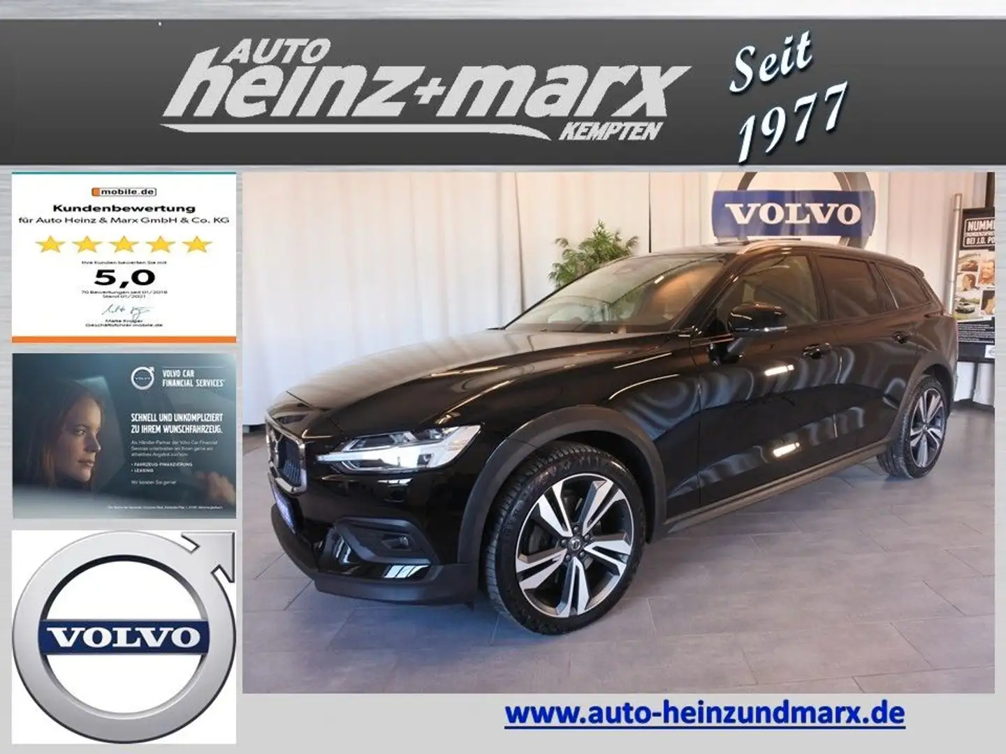 Volvo V60 Cross Country V60CC B4 D AWD *Massage-B&W-Panorama* Schwarz - 1