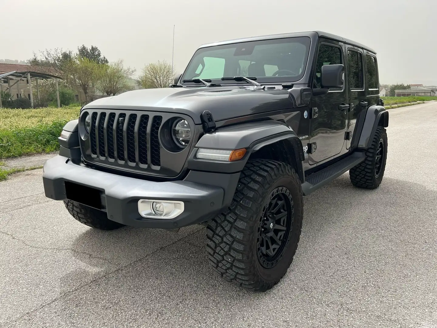 Jeep Wrangler Wrangler Unlimited 2.0 turbo Sahara auto Nero - 1