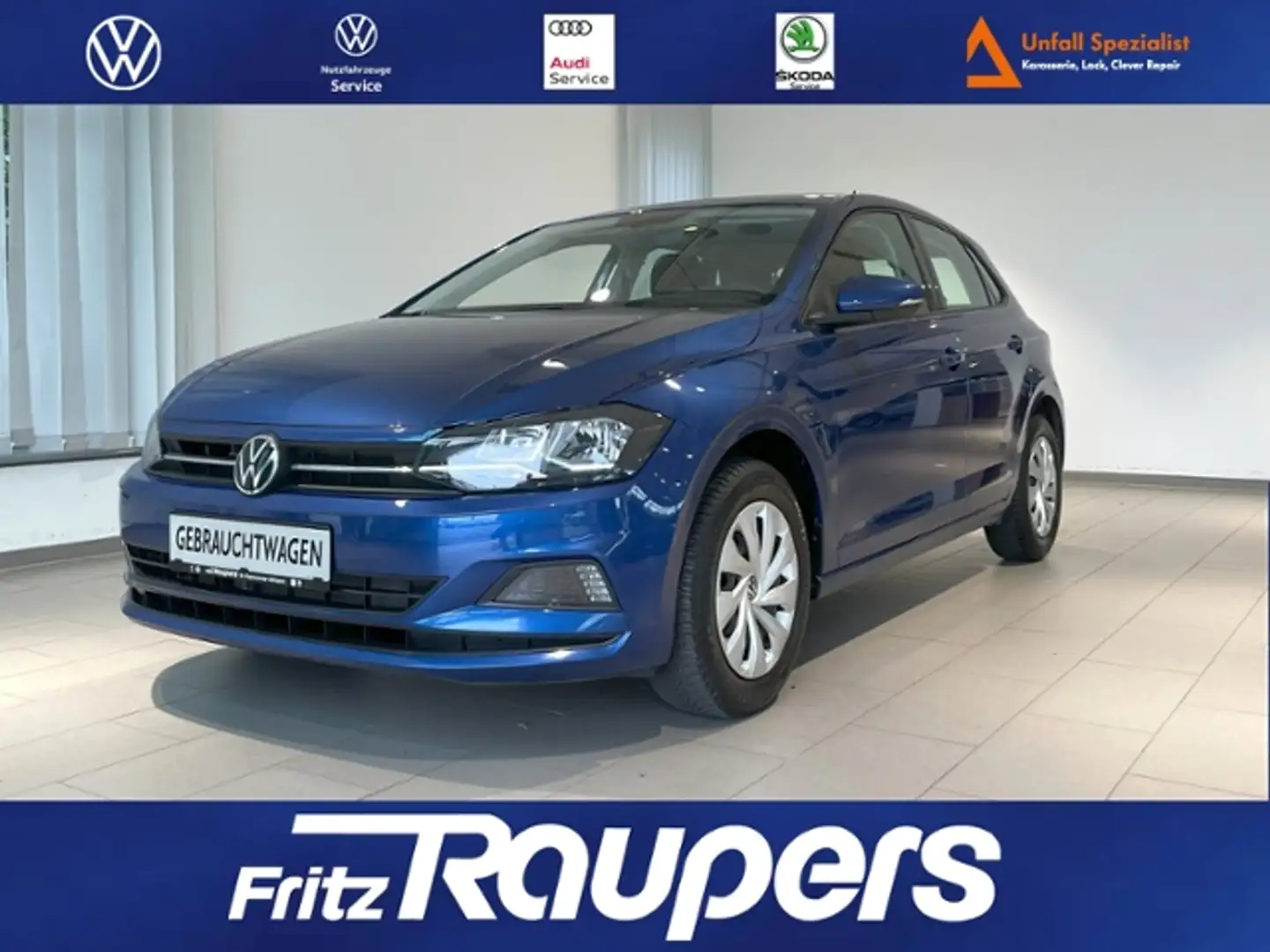 Volkswagen Polo 1.0 TSI Comfortline +ALLWETTER+PDC Bleu - 1