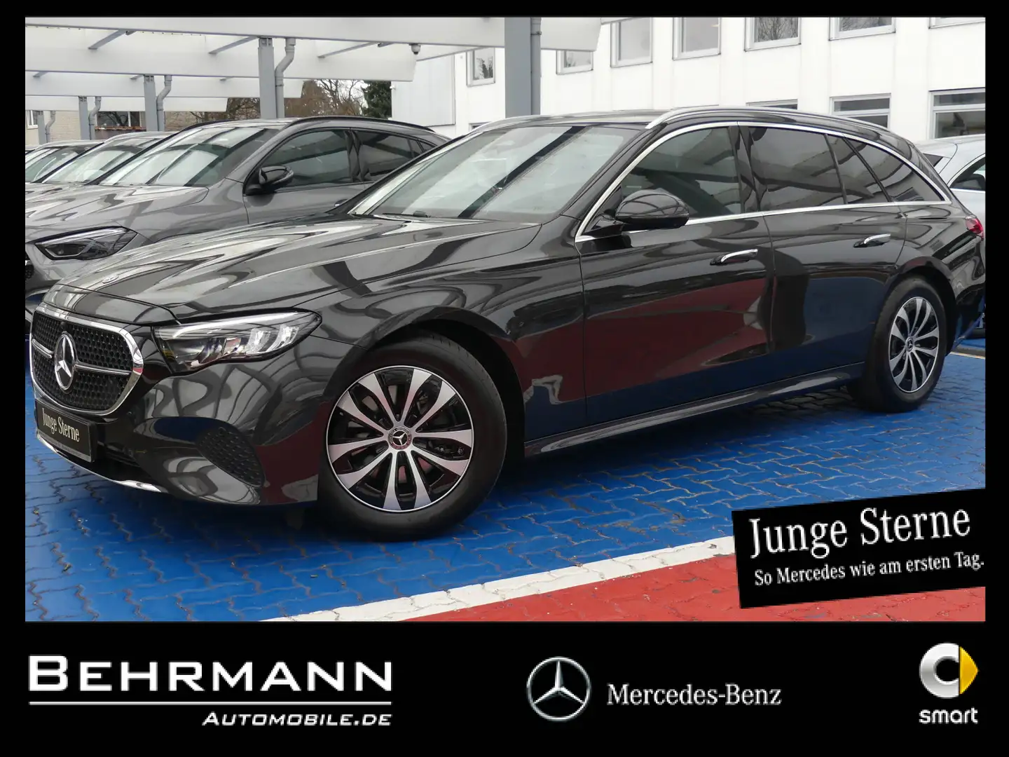 Mercedes-Benz E 220 E 220d T Avantgarde Advanced +Distronic+AHK+360° Grau - 1
