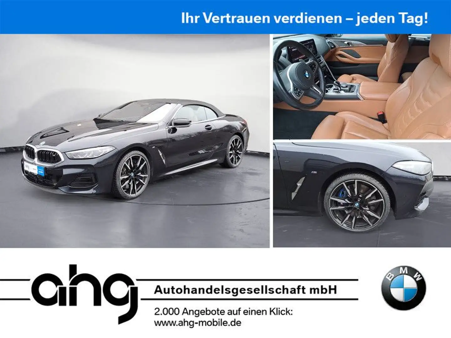 BMW M850 i xDrive Cabrio *LED*PDC*SHZ*DAB*HUD*Navi*Le Noir - 1
