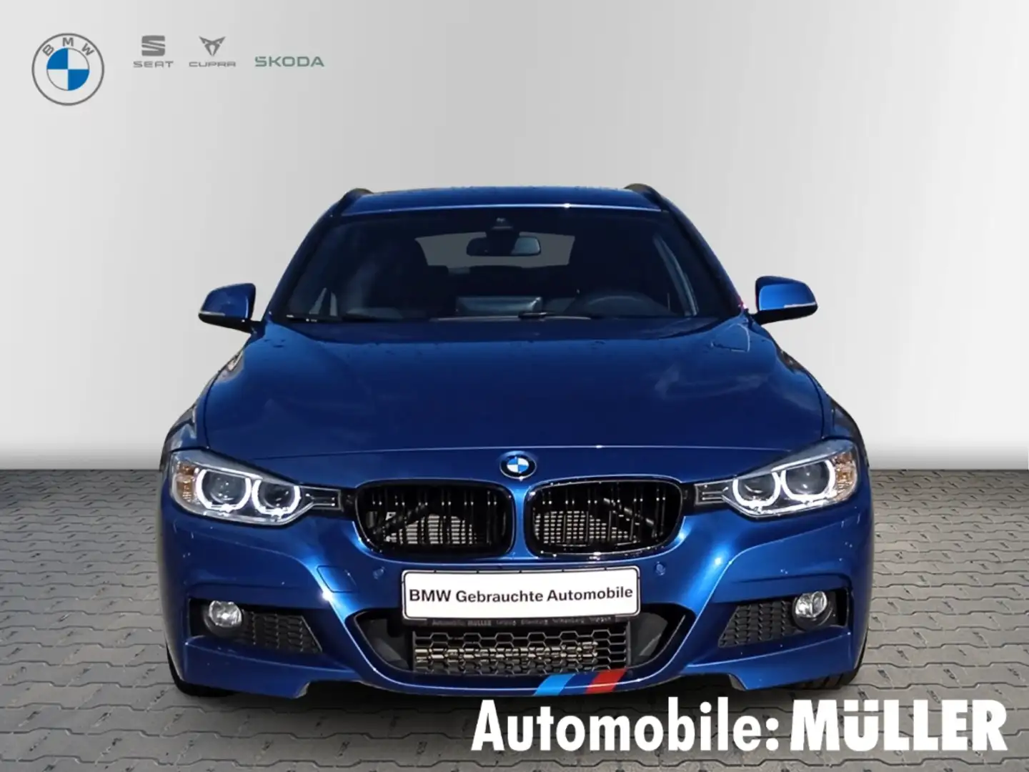 BMW 320 i Touring M-Sportpaket+DAB+CARPLAY+NAVI+XENON+GET. Blauw - 2