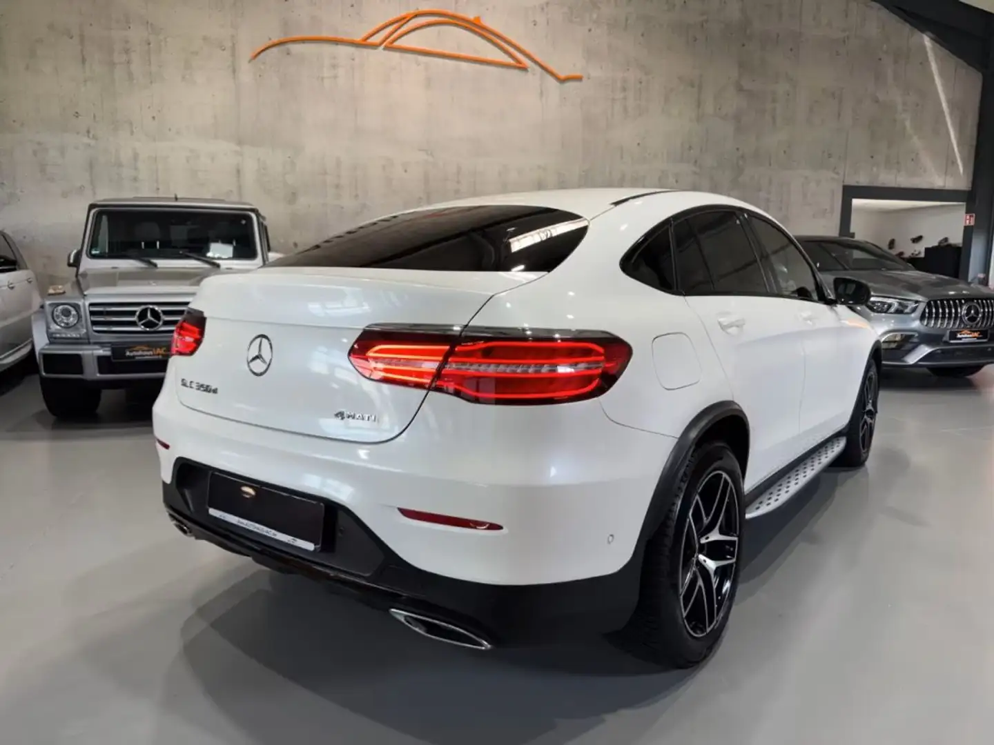 Mercedes-Benz GLC 350 350d 258Ch 4Matic Caméra 360 Attelage Alarme Pano / 05 Blanc - 2