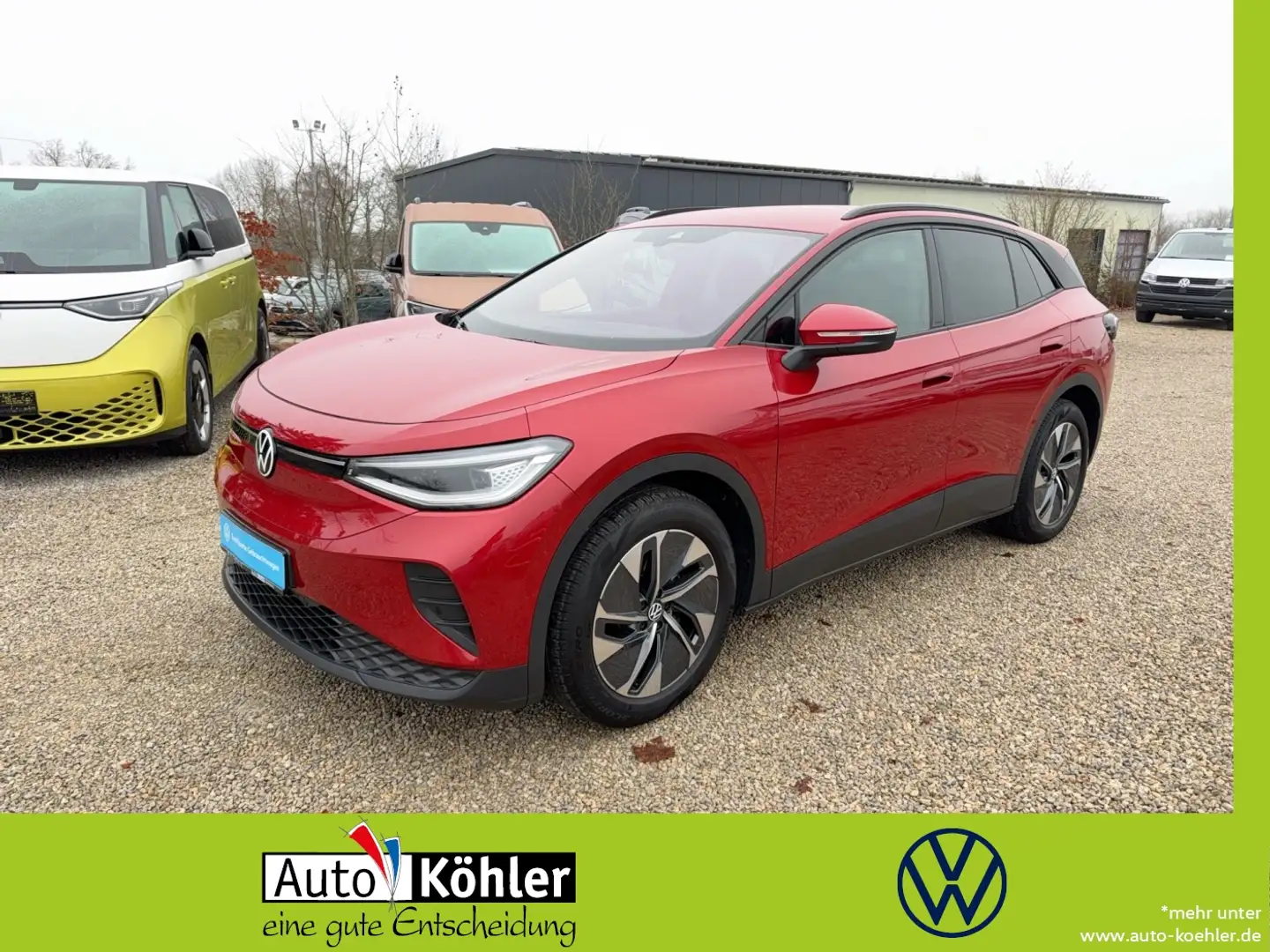 Volkswagen ID.4 Pure Matrix/CCS/CarPlay/ACC/Akustikglas/LED Rot - 1