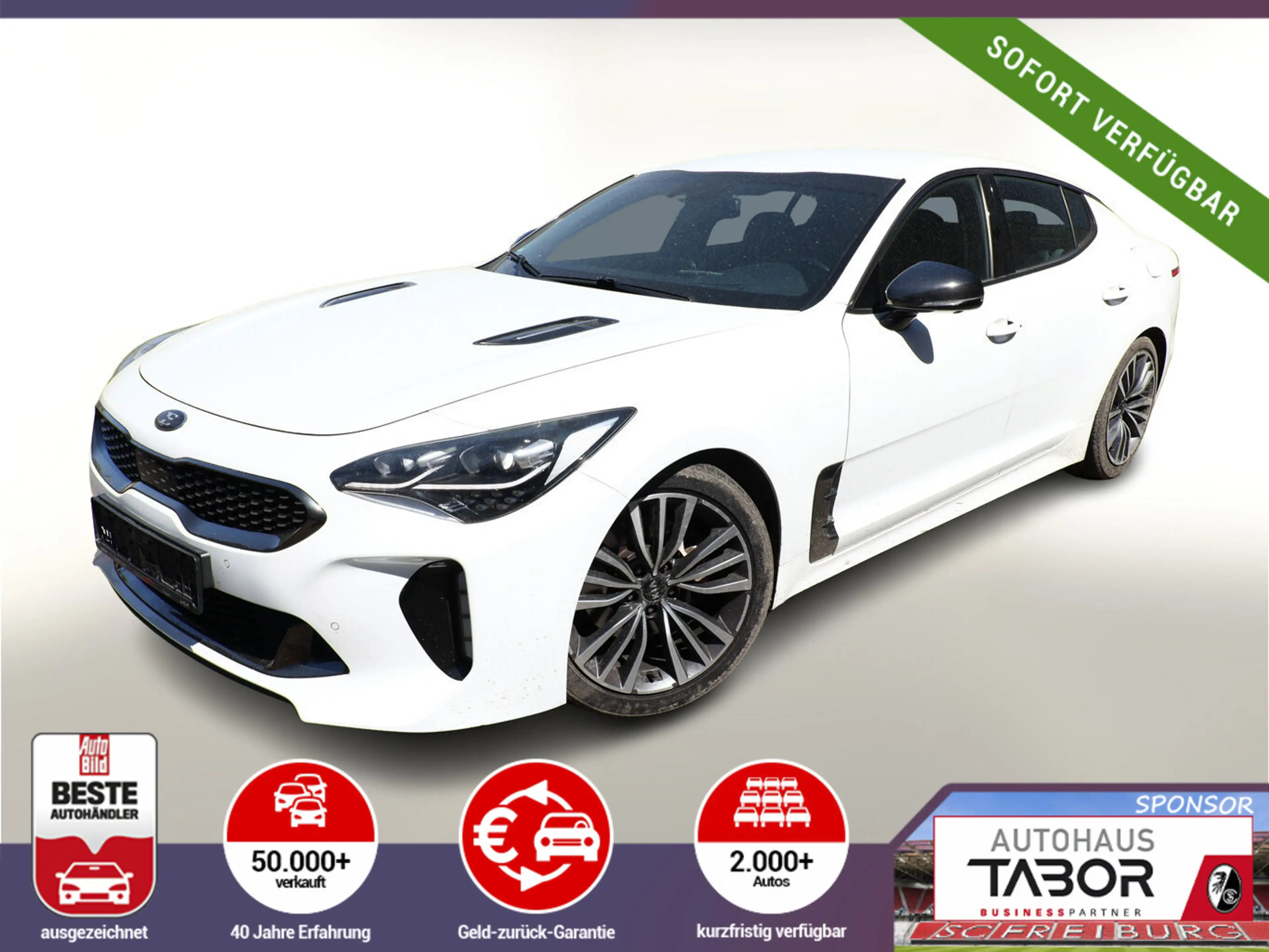 Kia Stinger 2.2 CRDi 200 Aut. GT-Line Leder LED Nav