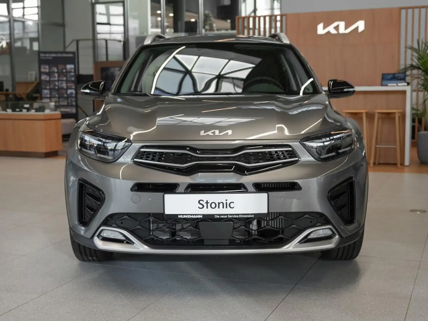 Kia Stonic 1.0T DCT GT-Line Navi Kamera Lenkradhzf Grau - 2