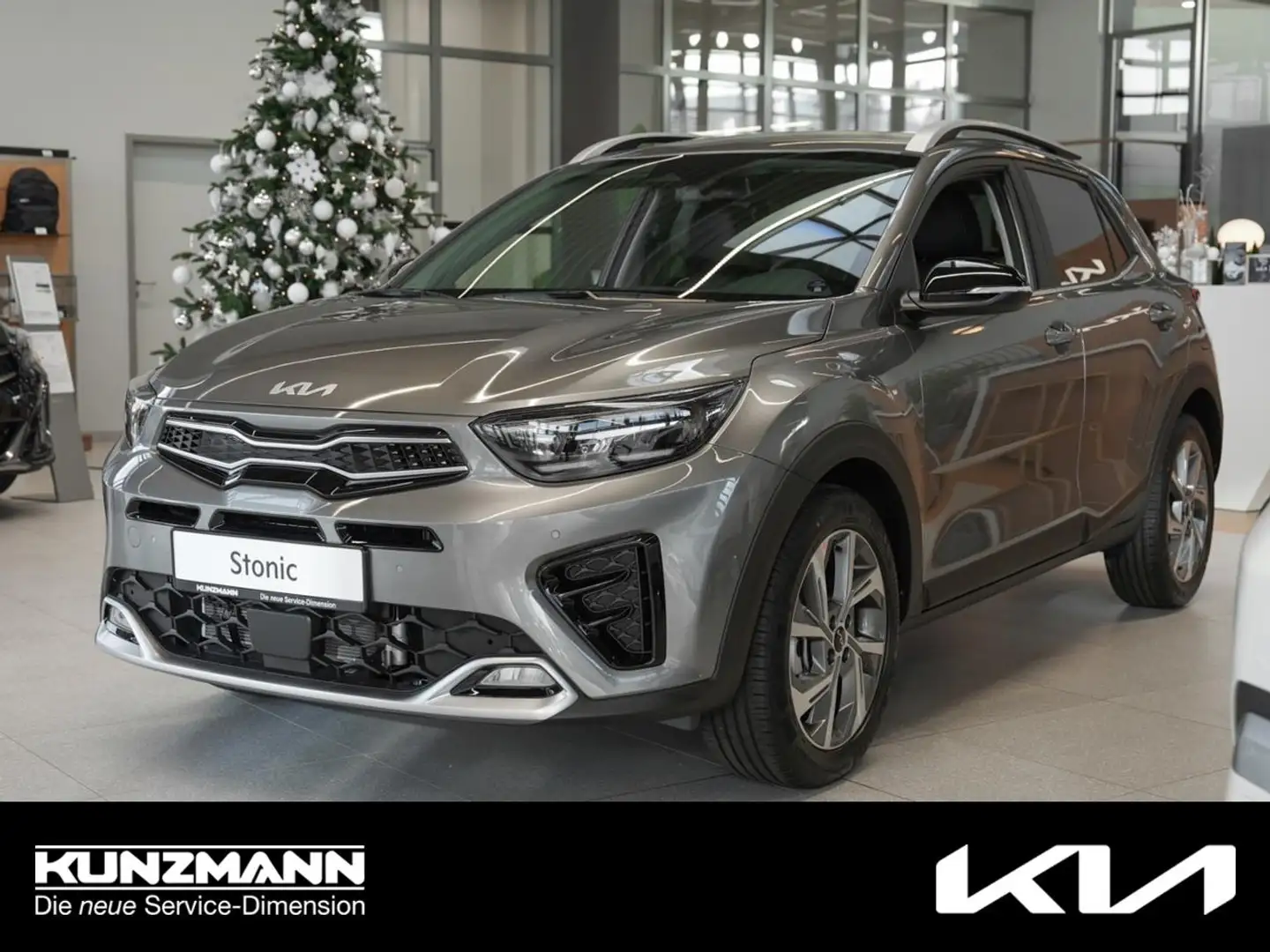 Kia Stonic 1.0T DCT GT-Line Navi Kamera Lenkradhzf Grau - 1