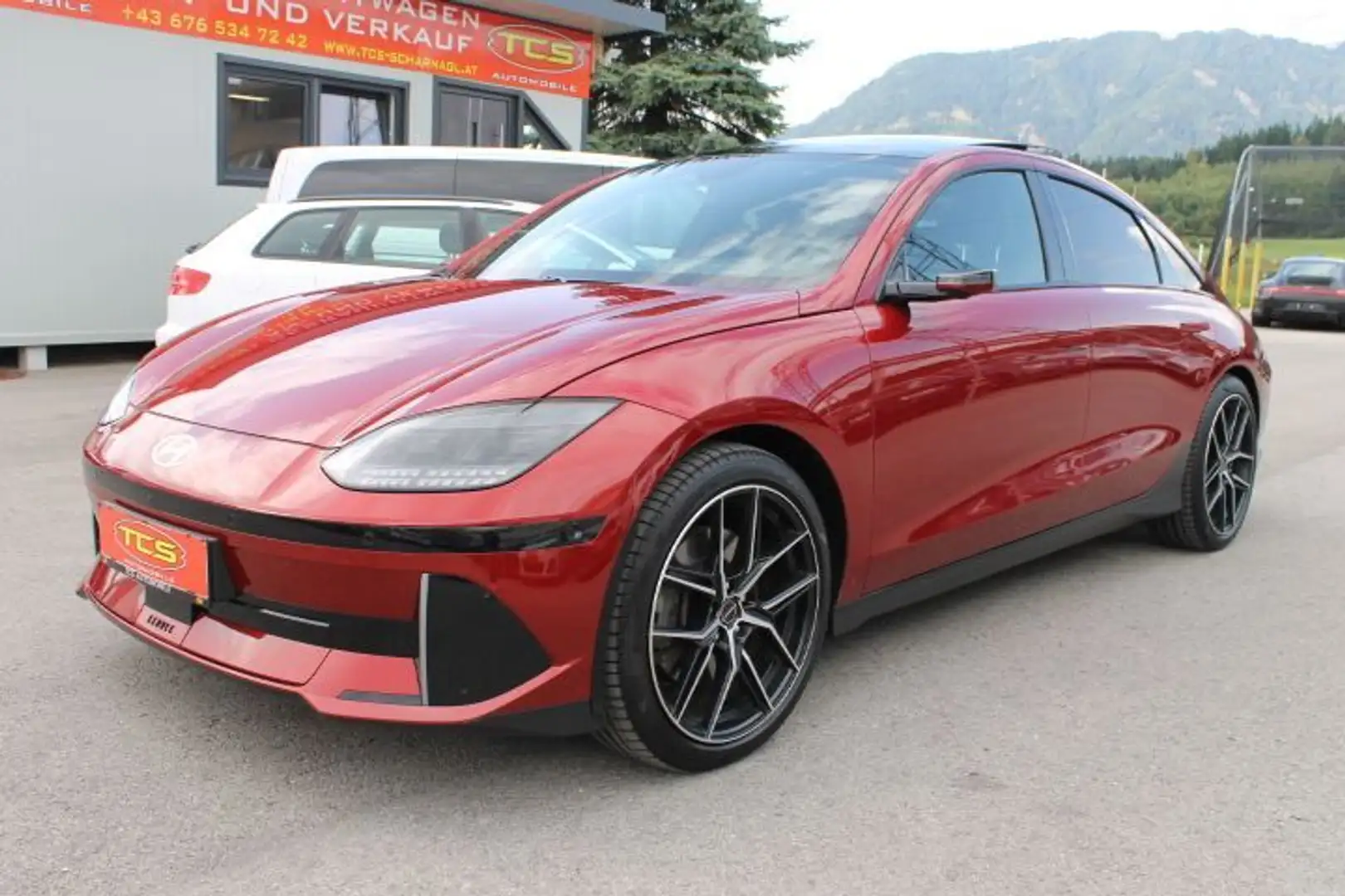 Hyundai IONIQ 6 Elektro 77,4kWh 4WD Top Line Long Range Aut. Rojo - 1