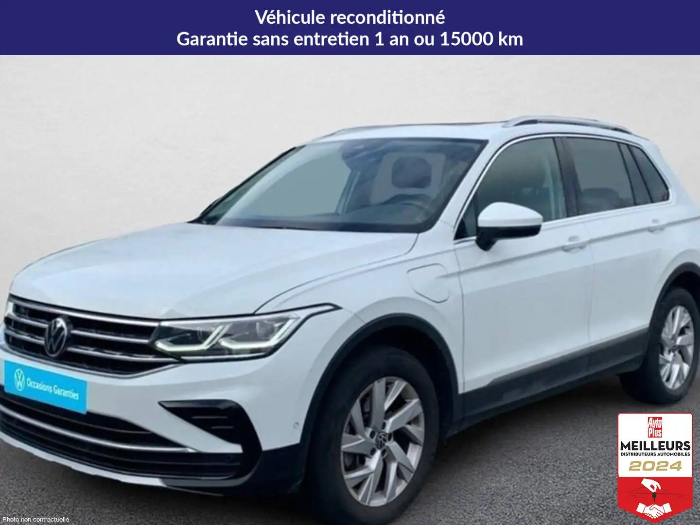 Volkswagen Tiguan 1.4 ehybrid 245ch dsg6 elegance Blanc - 1