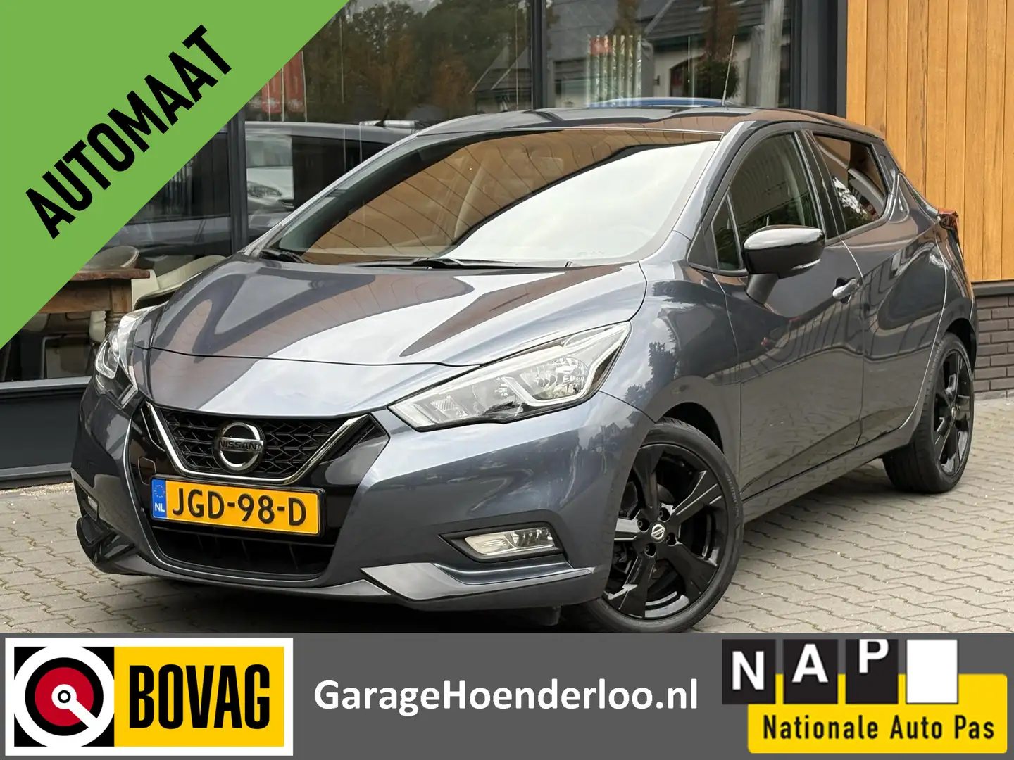 Nissan Micra 1.0 IG-T Apple Carplay, Cruise, Navigatie, Stoelve Grijs - 1