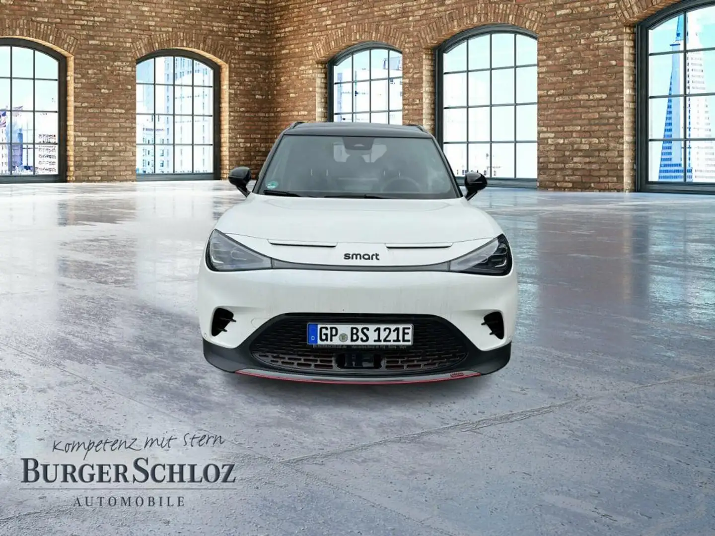 smart #1 BRABUS HUD 360 Pano SpurW Alcantara LM LED Weiß - 2
