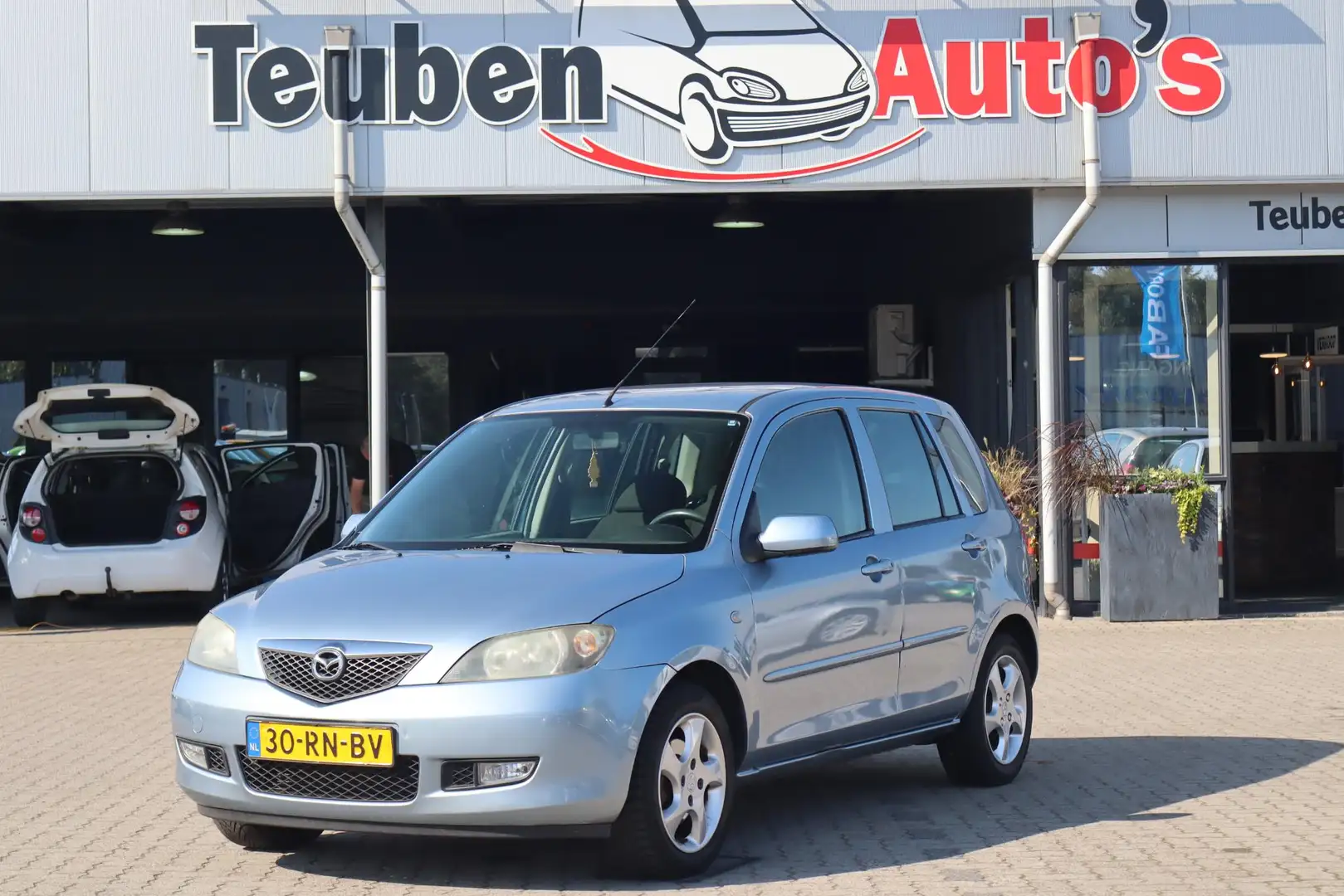 Mazda 2 1.4 Touring Trekhaak, Airco, Zie foto's Website! Blauw - 1