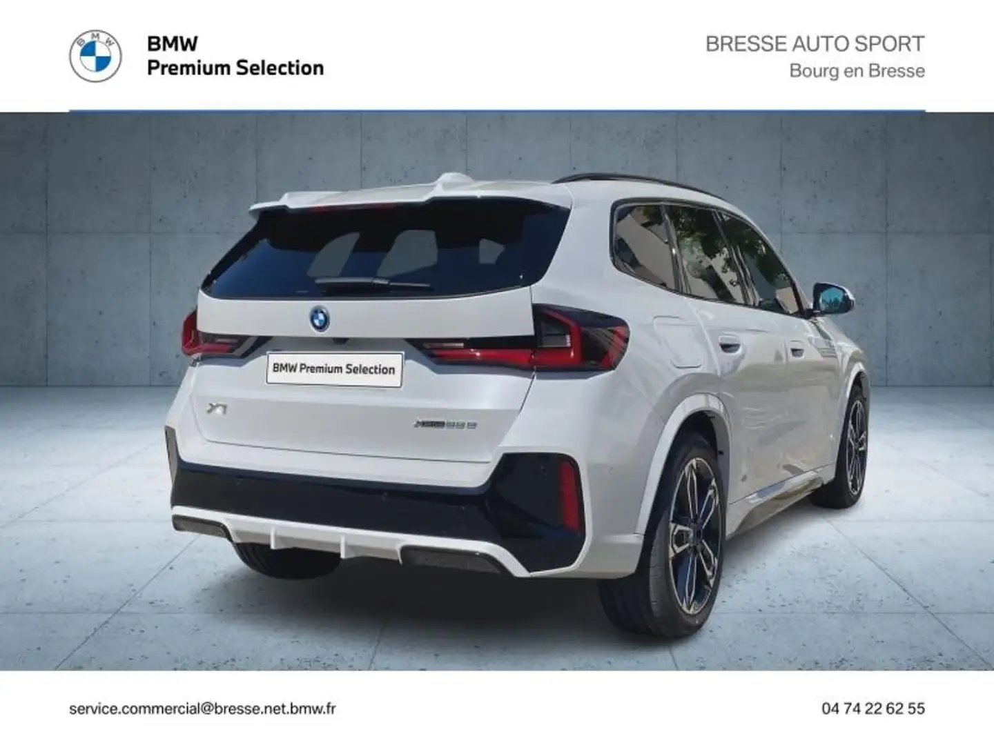 BMW X1 xDrive25e 245ch M Sport Blanc - 2
