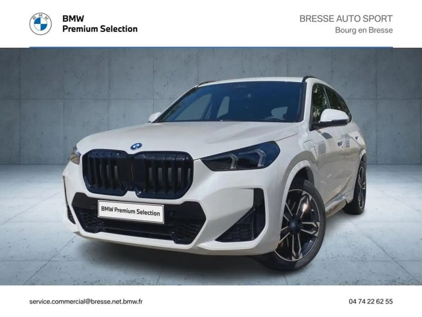 BMW X1 xDrive25e 245ch M Sport Blanc - 1