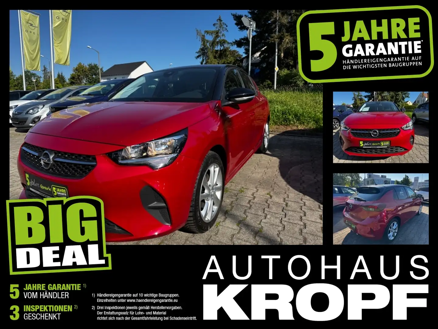 Opel Corsa F 1.2 Edition Navi+SHZ+Kam.+PDC+SpurH Rouge - 1