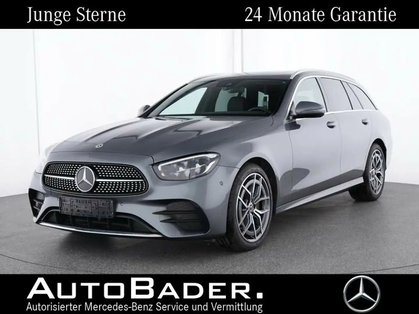 Mercedes-Benz E 220 E 220 d 4M T AMG SD AHK Park-Spgl-Pkt TotWin 19" Grau - 1
