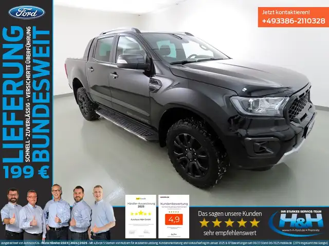 Ford Ranger 2.0 Aut 4x4 Wildtrak AHK+LED+Kamera+SHZ