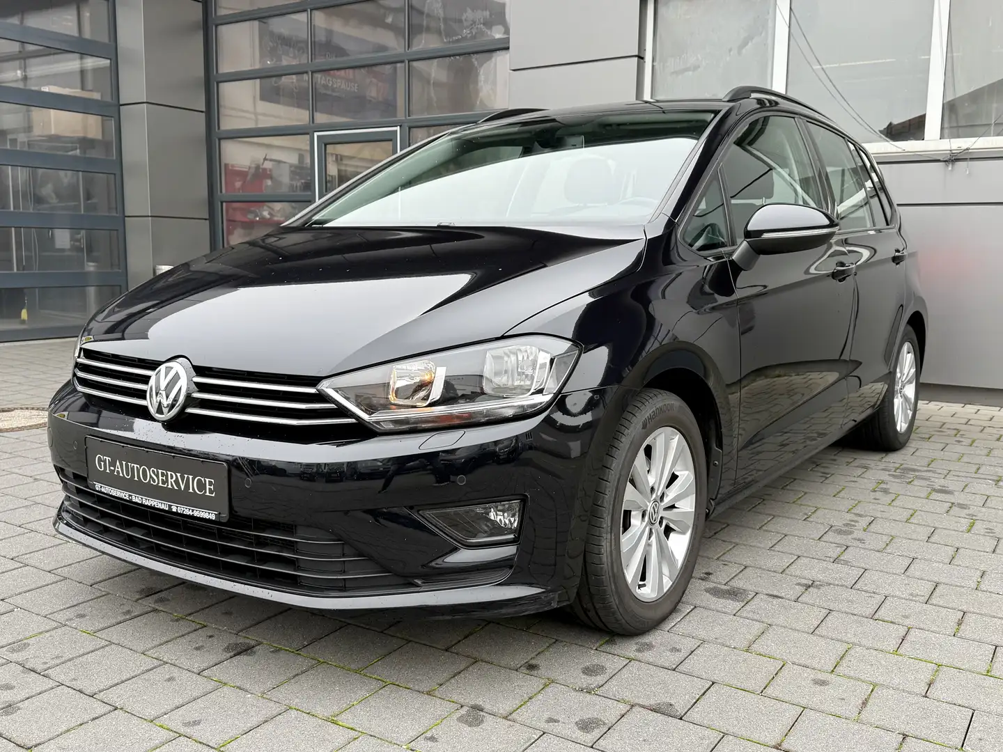 Volkswagen Golf Sportsvan Comfortline BMT AHK/Navi/PDC/SHZ/Klimaauto./8-fach Schwarz - 1