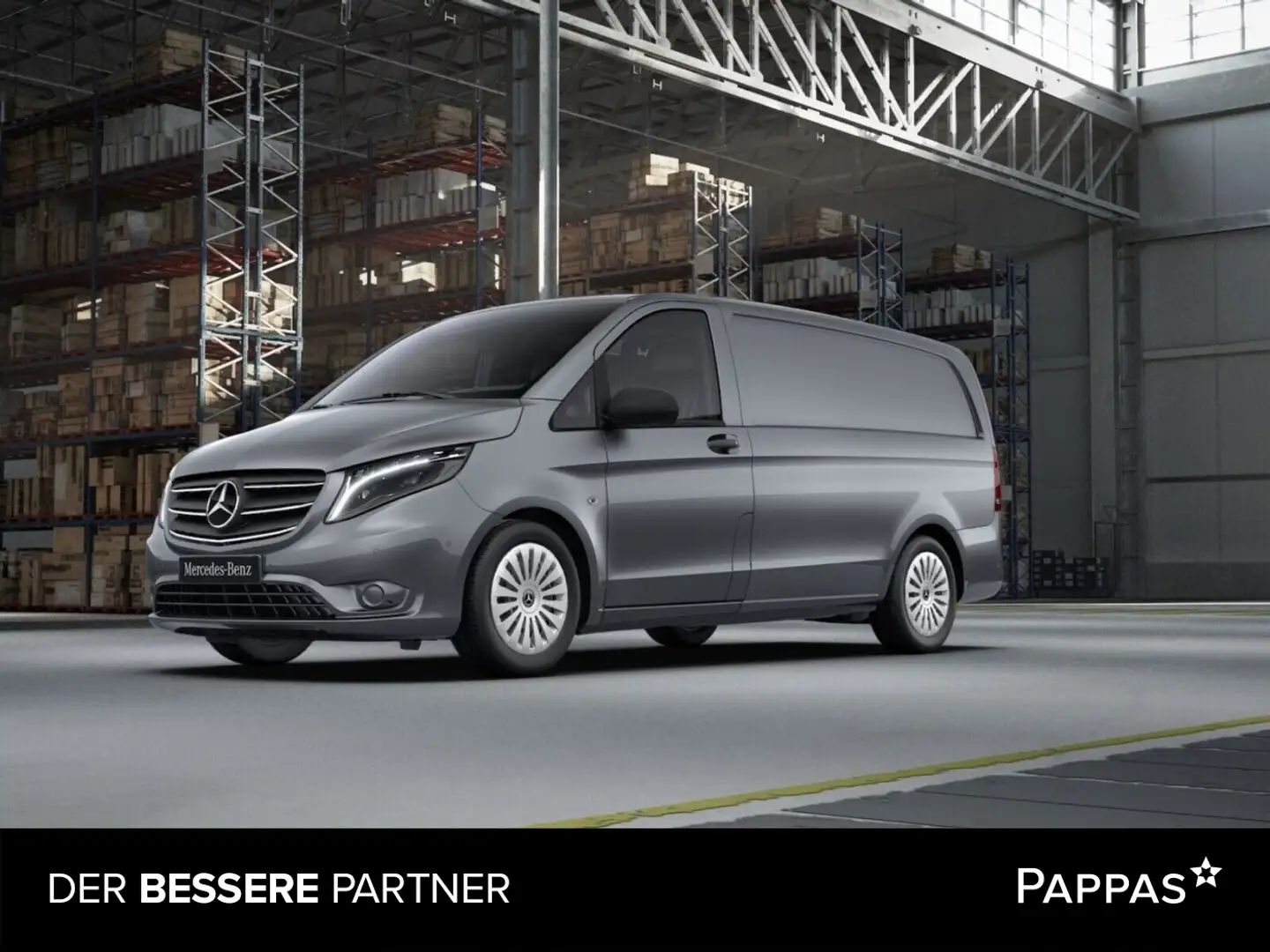 Mercedes-Benz Vito 116 CDI 4x4 Kasten Lang PTS Cam LED AHK Grau - 1