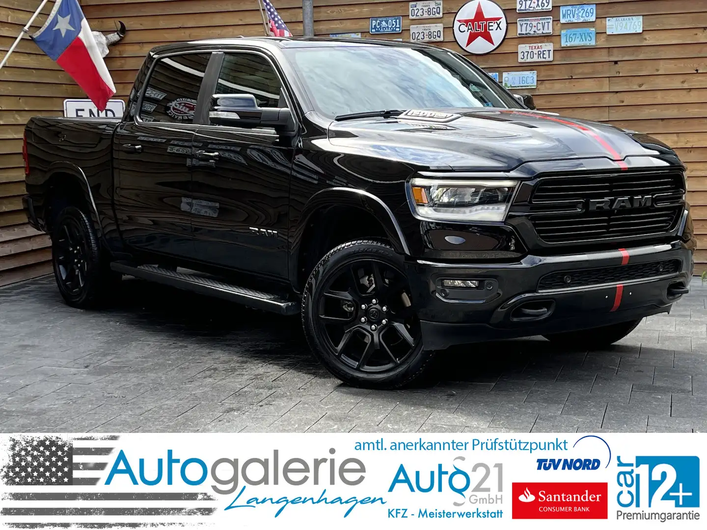 Dodge RAM 1500 LARAMIE 5,7 RAMBOX h&k 4x4 AHK LPG Schwarz - 1